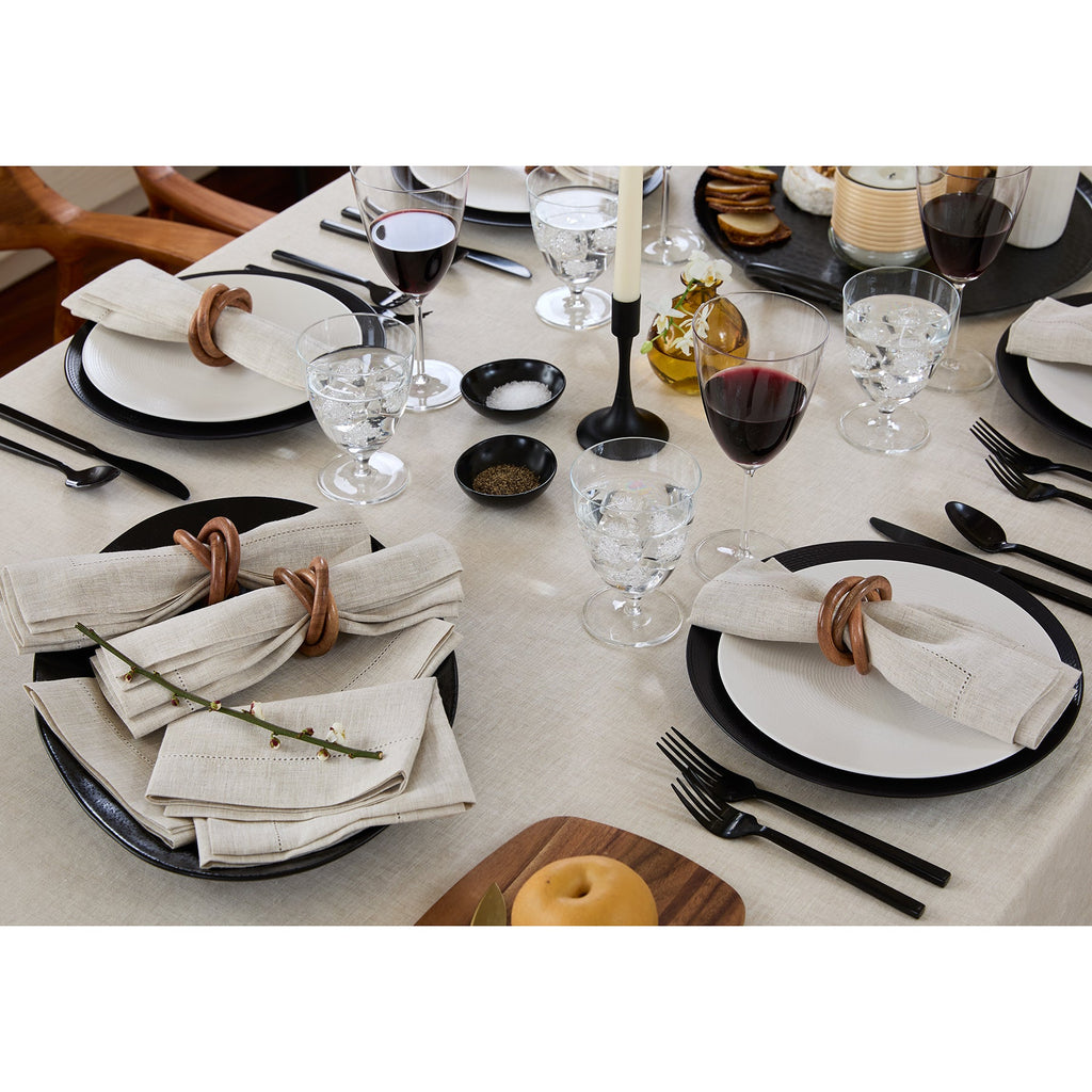 Classic Hemstitch Table Throw