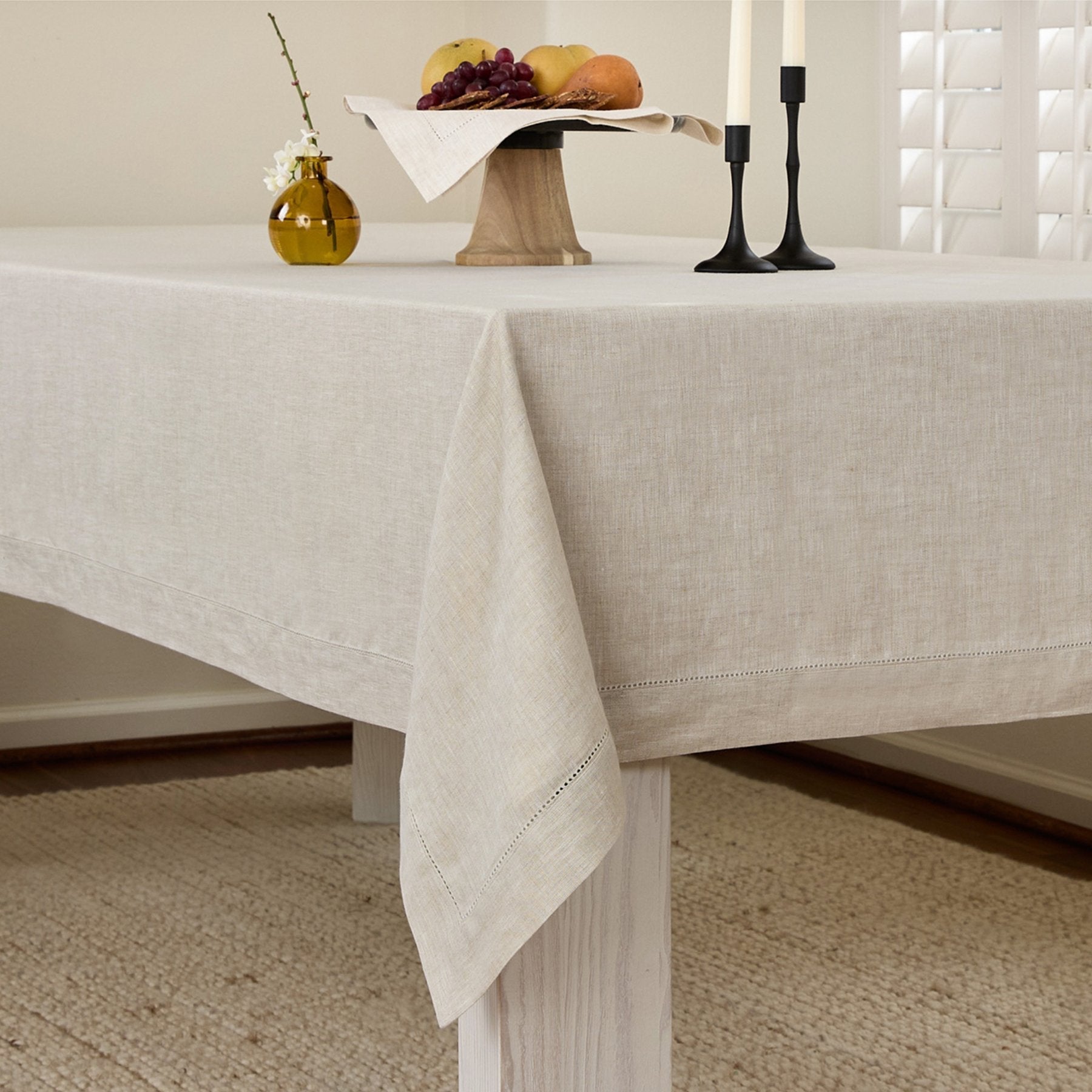Classic Hemstitch Tablecloth