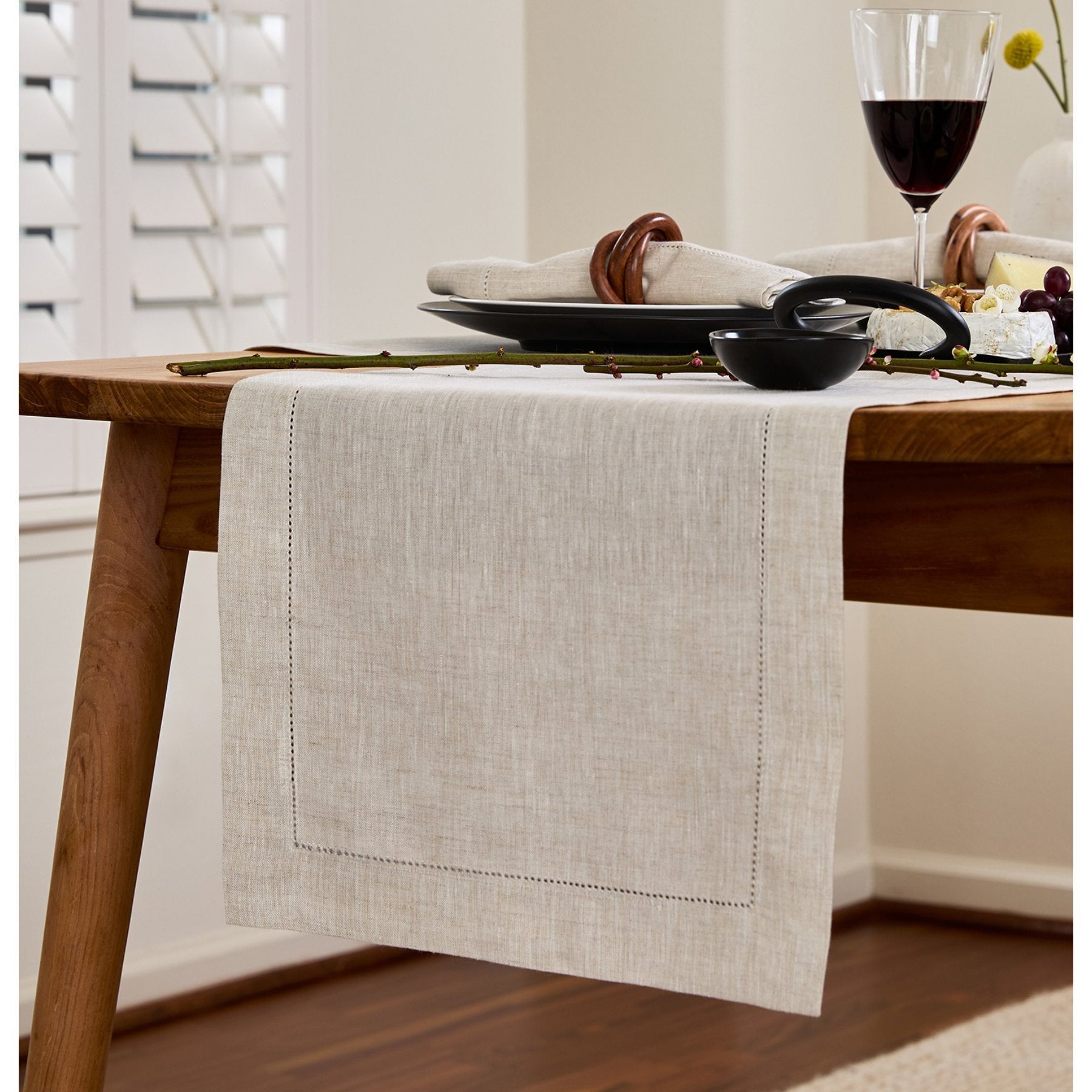 Classic Hemstitch Table Runner