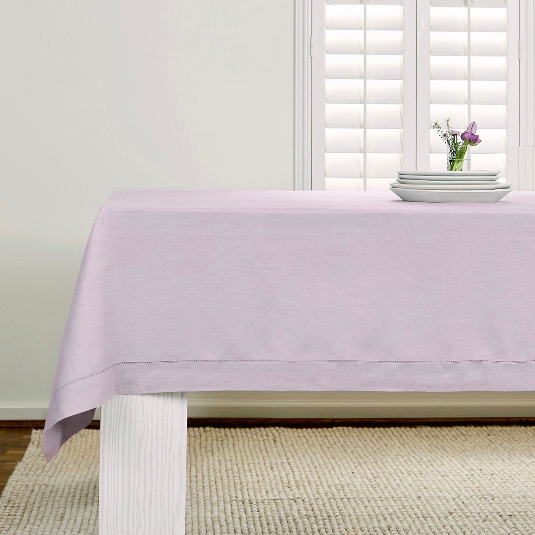 Classic Hemstitch Tablecloth