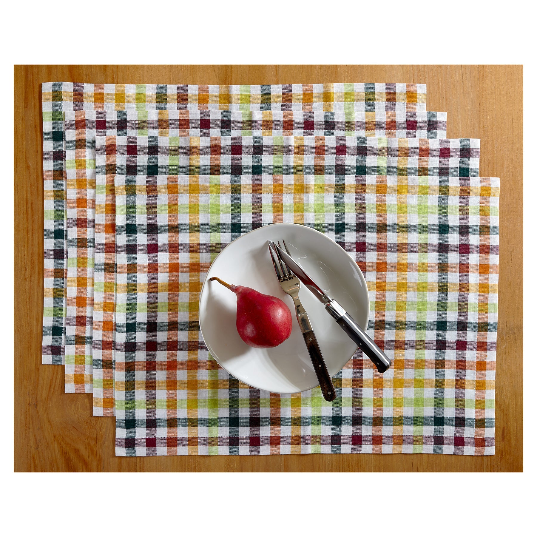 Gingham Placemats, Set of 4