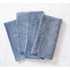 Chambray Indigo / 20 x 20 Inch / Set of 4