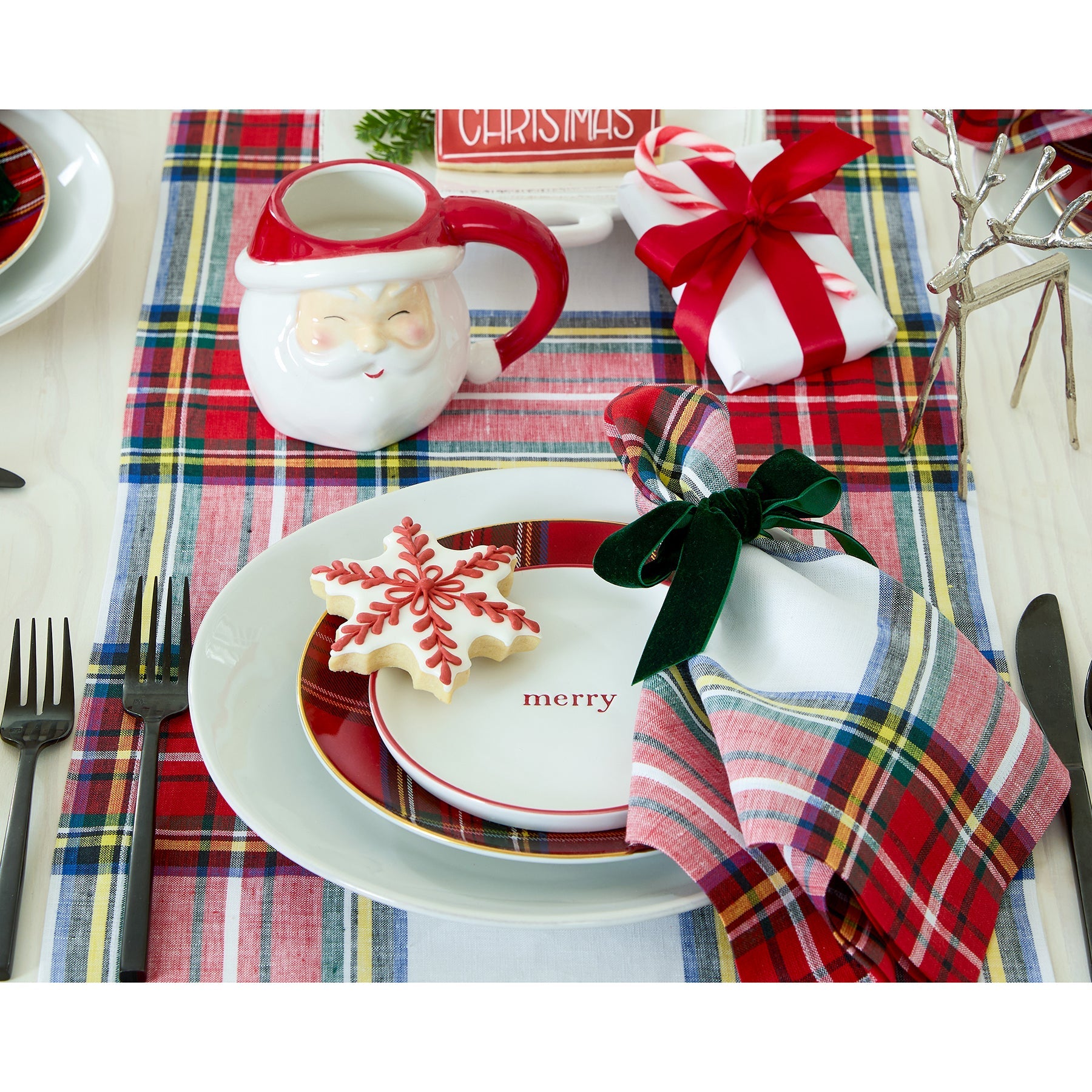Stewart Plaid Napkins, Set of 4