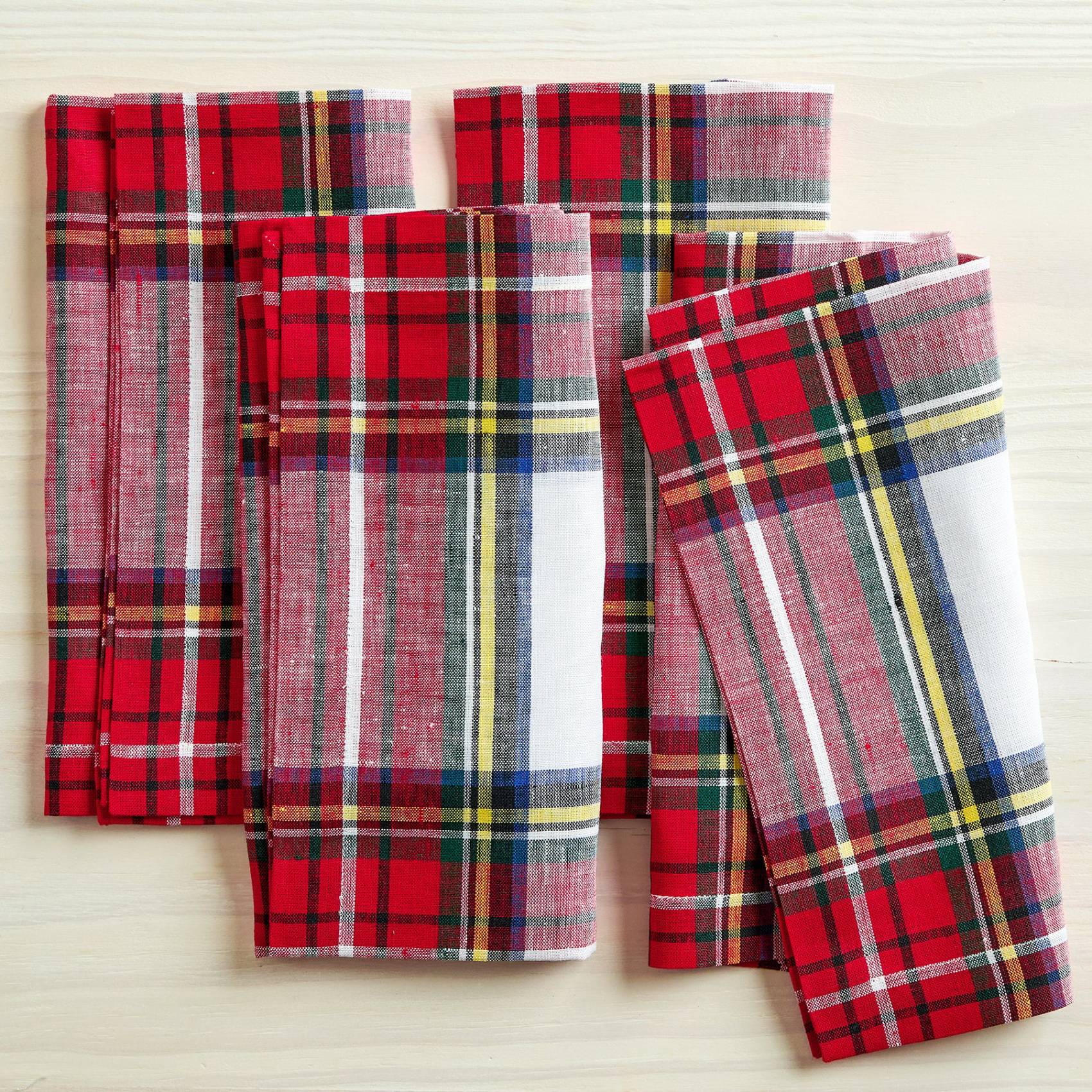 Stewart Plaid Napkins, Set of 4