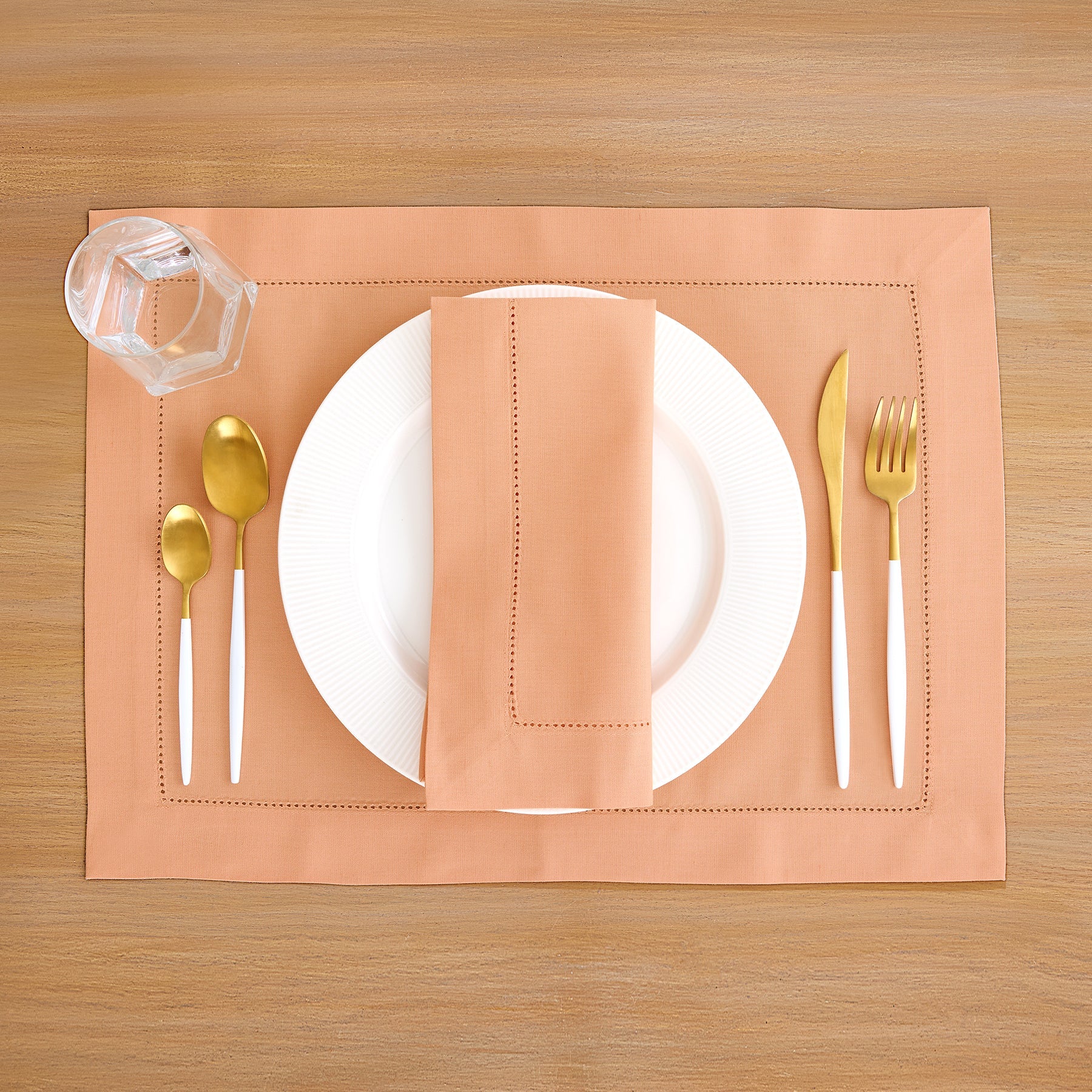 Cotton Linen Hemstitch Placemats