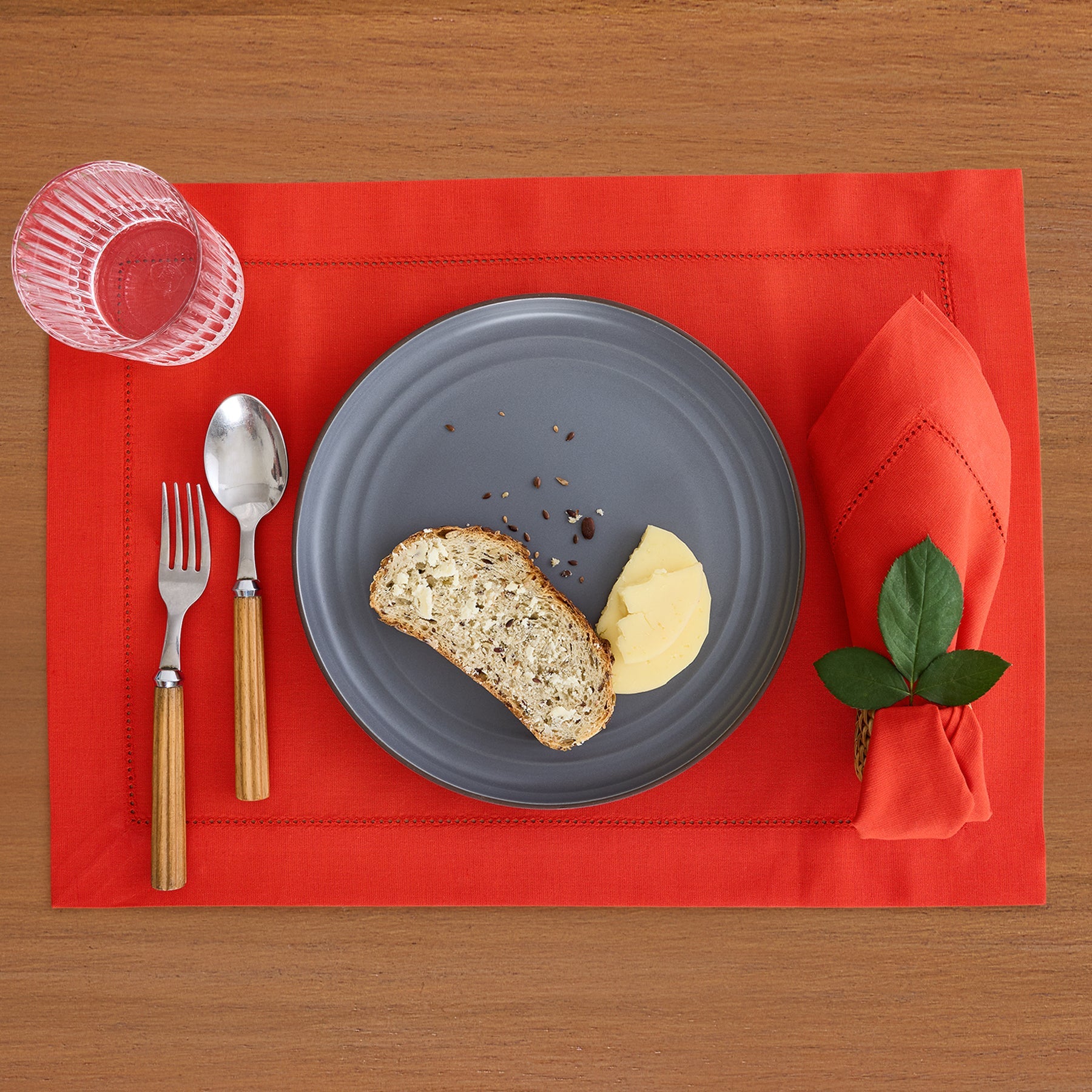 Cotton Linen Hemstitch Napkins