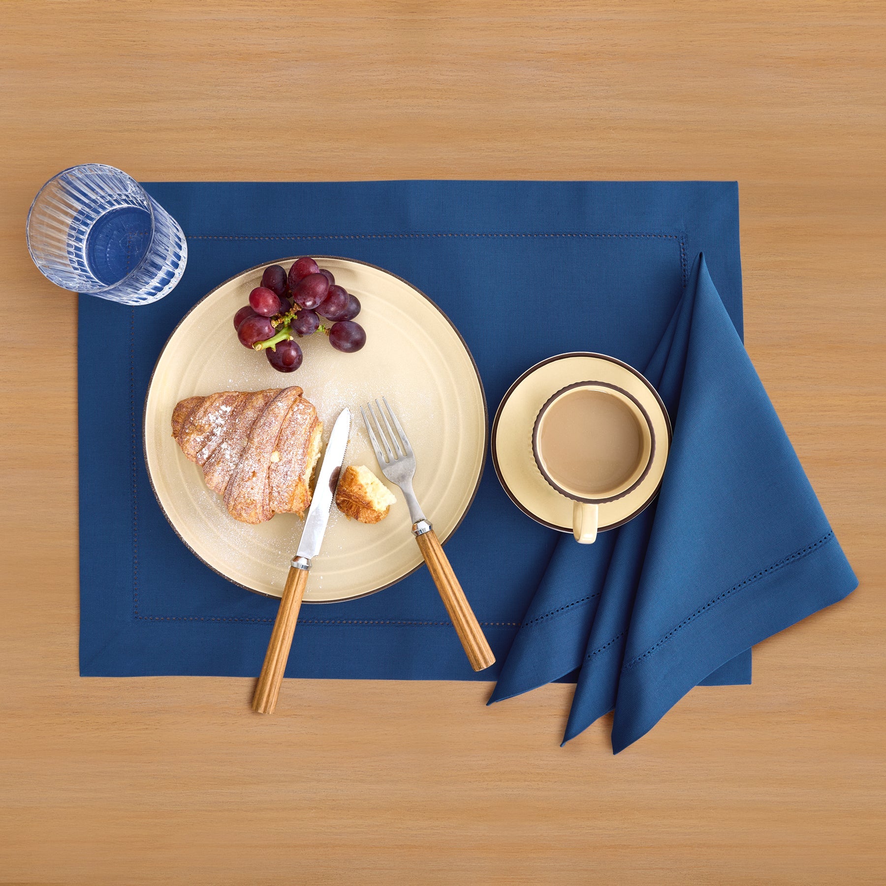 Cotton Linen Hemstitch Napkins