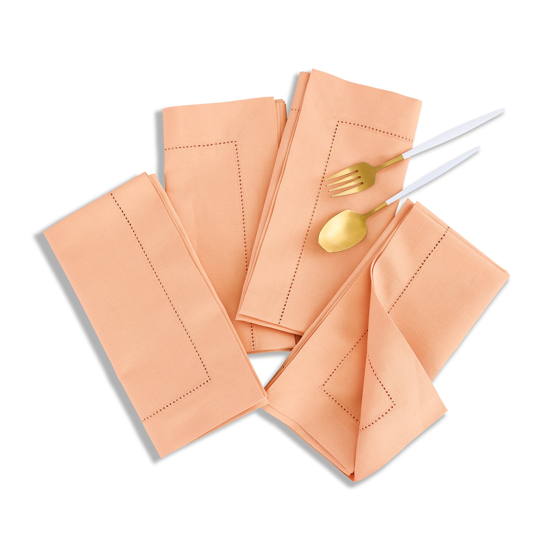 Cotton Linen Hemstitch Napkins