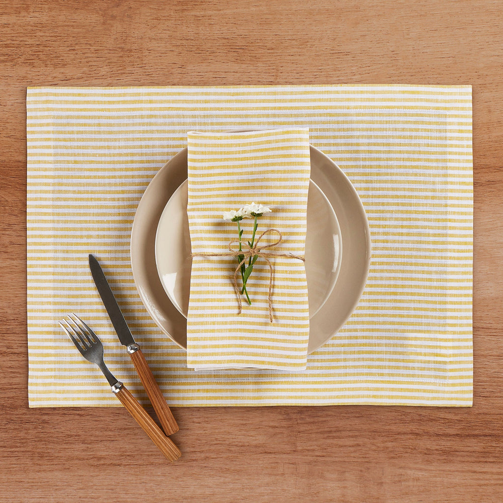 Narrow Stripe Napkins, Set of 4