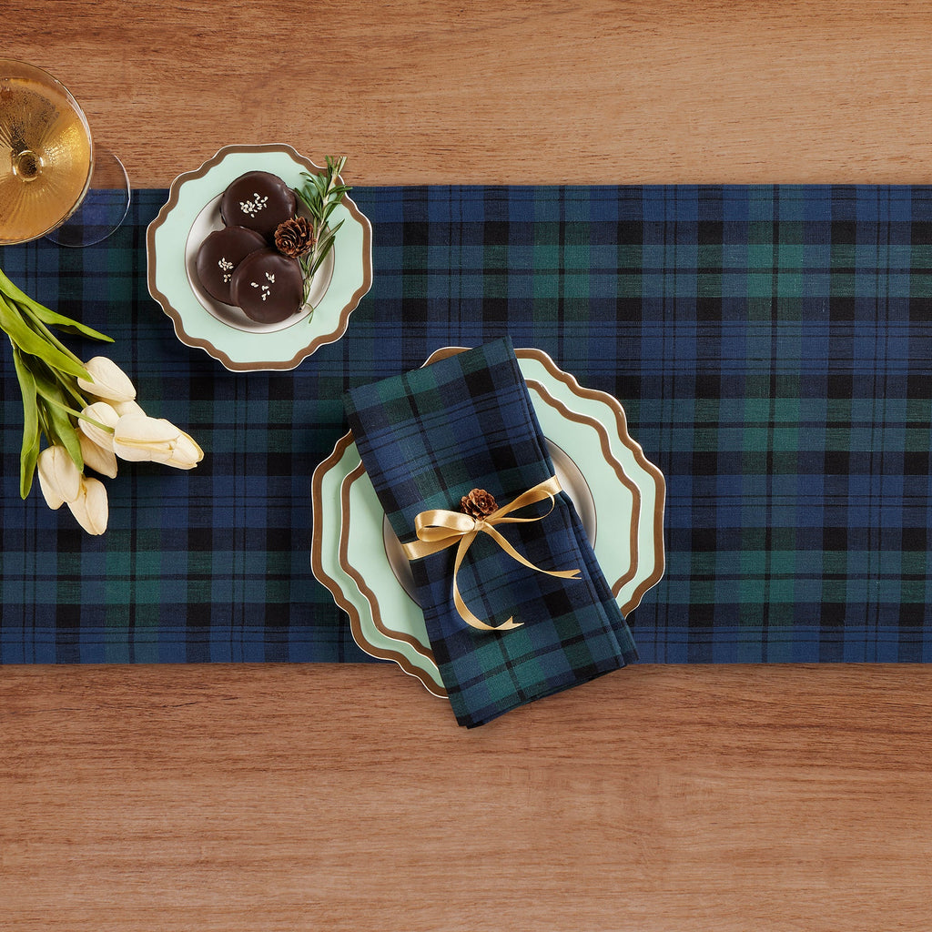 Blackwatch Plaid Napkins, Set of 4