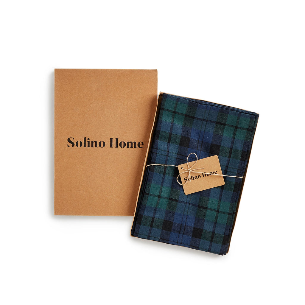 Blackwatch Plaid Napkins, Set of 4