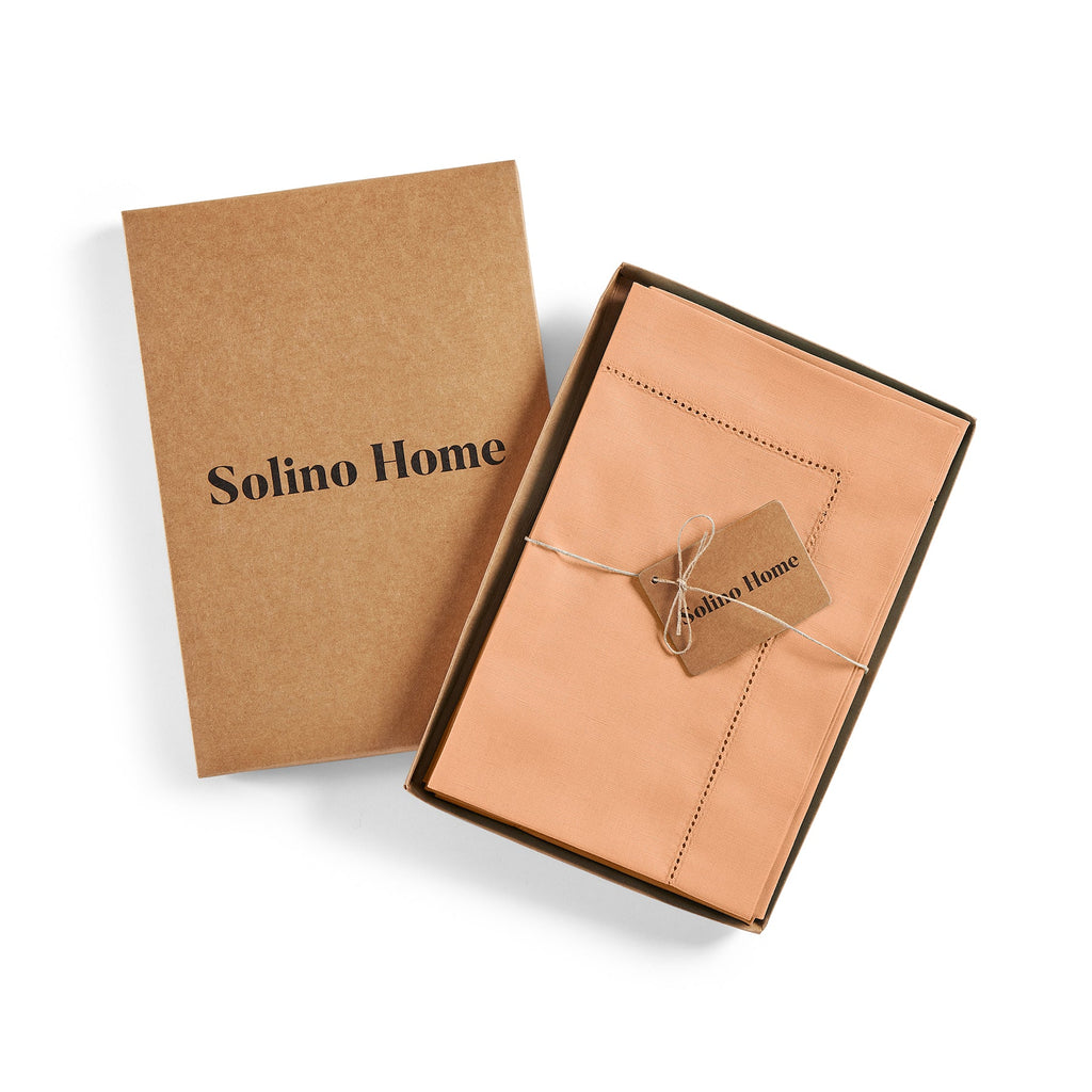 Cotton Linen Hemstitch Napkins
