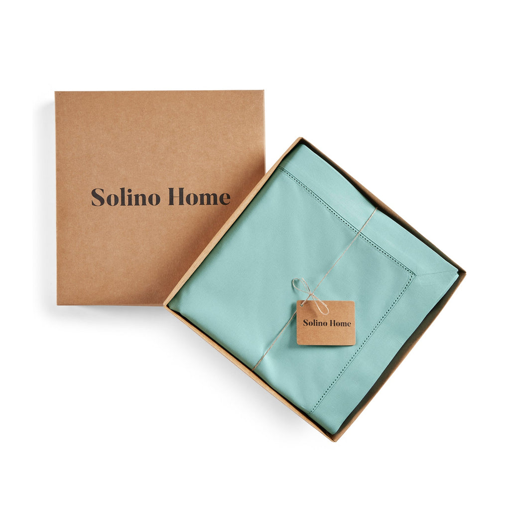 Cotton Linen Hemstitch Tablecloth