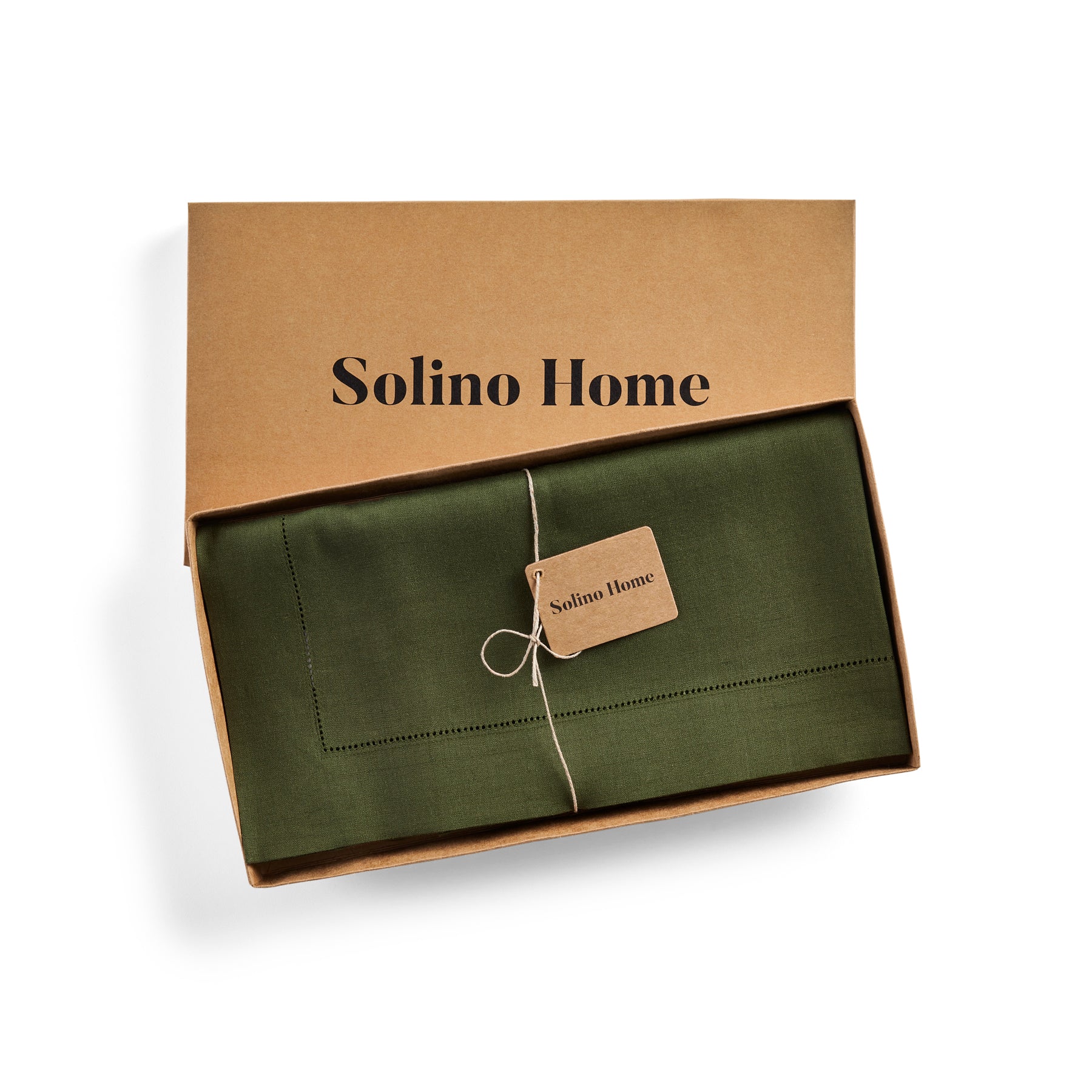 Classic Hemstitch Table Throw