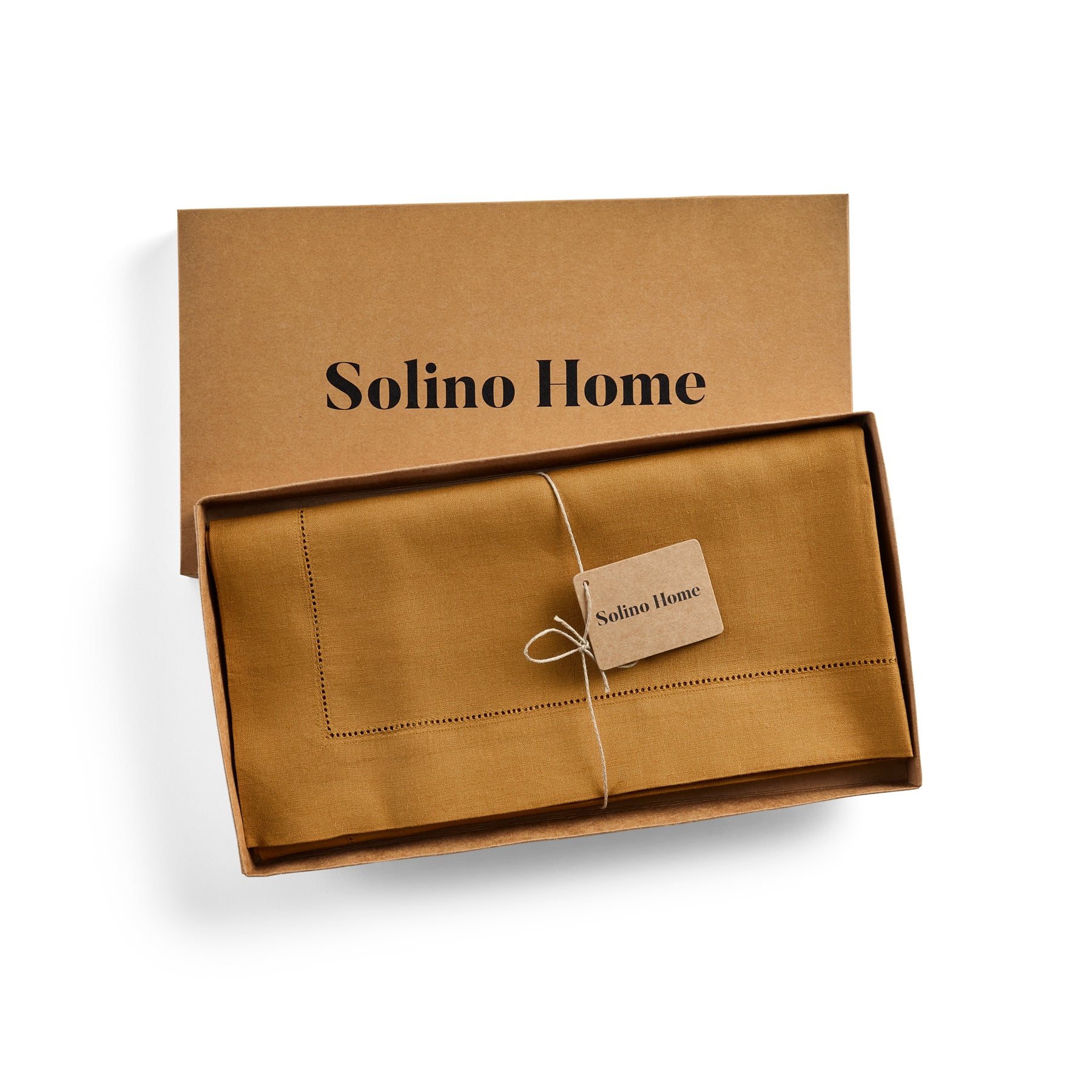 Classic Hemstitch Table Throw