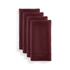 Burgundy / 20 x 20 Inch / Set of 4
