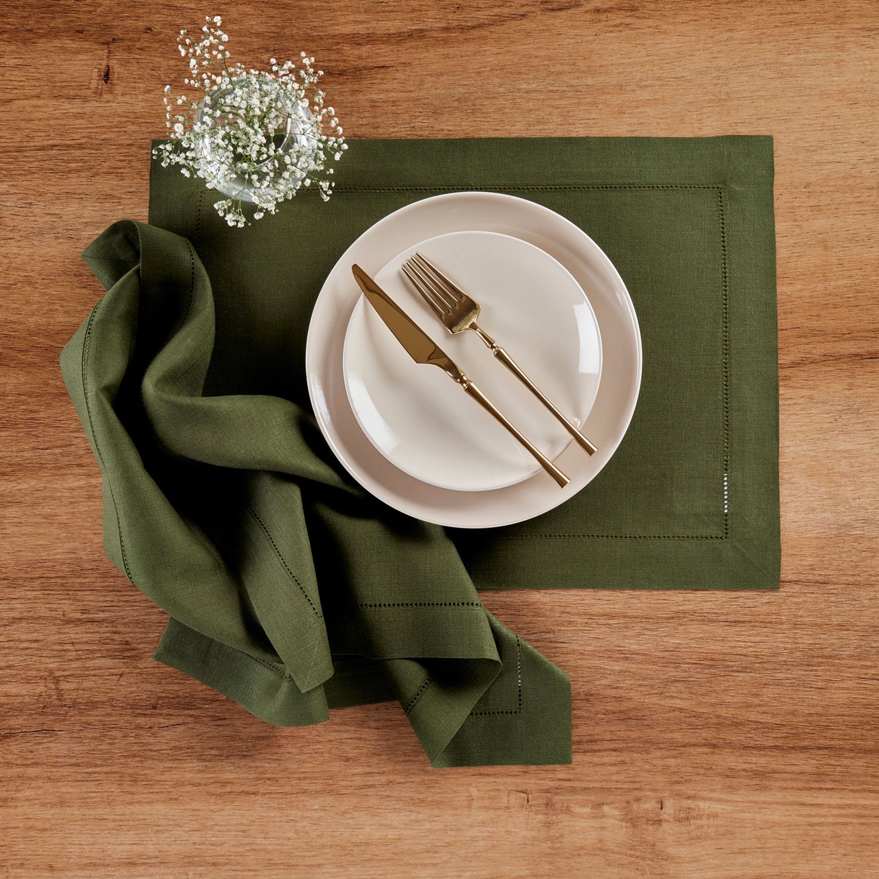 Classic Hemstitch Napkins