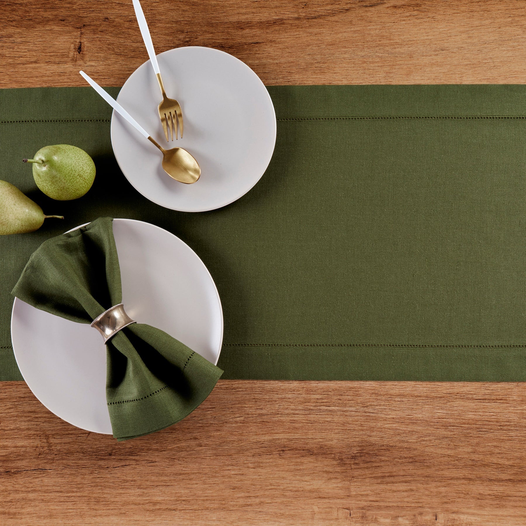 Classic Hemstitch Table Runner