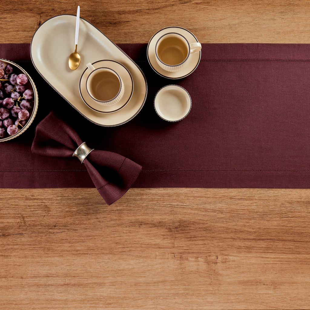 Classic Hemstitch Table Runner