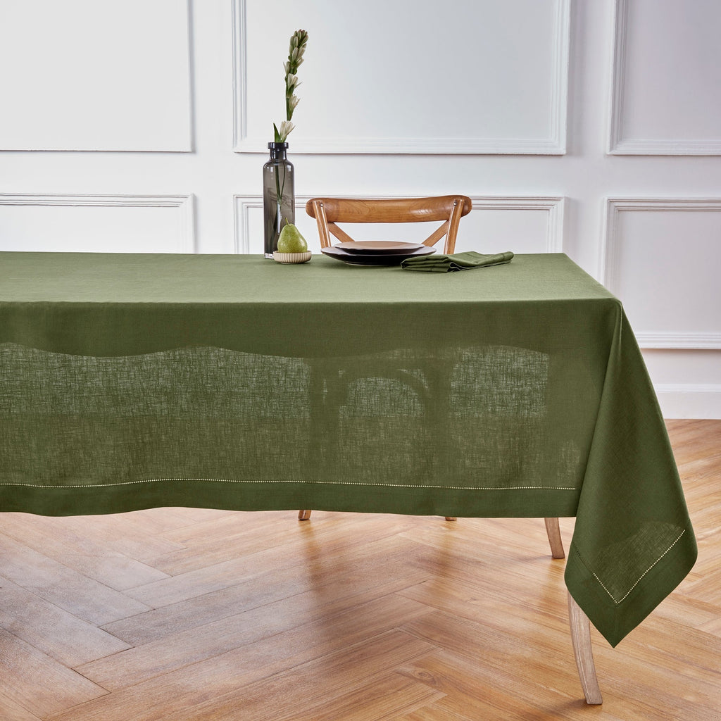 Classic Hemstitch Tablecloth