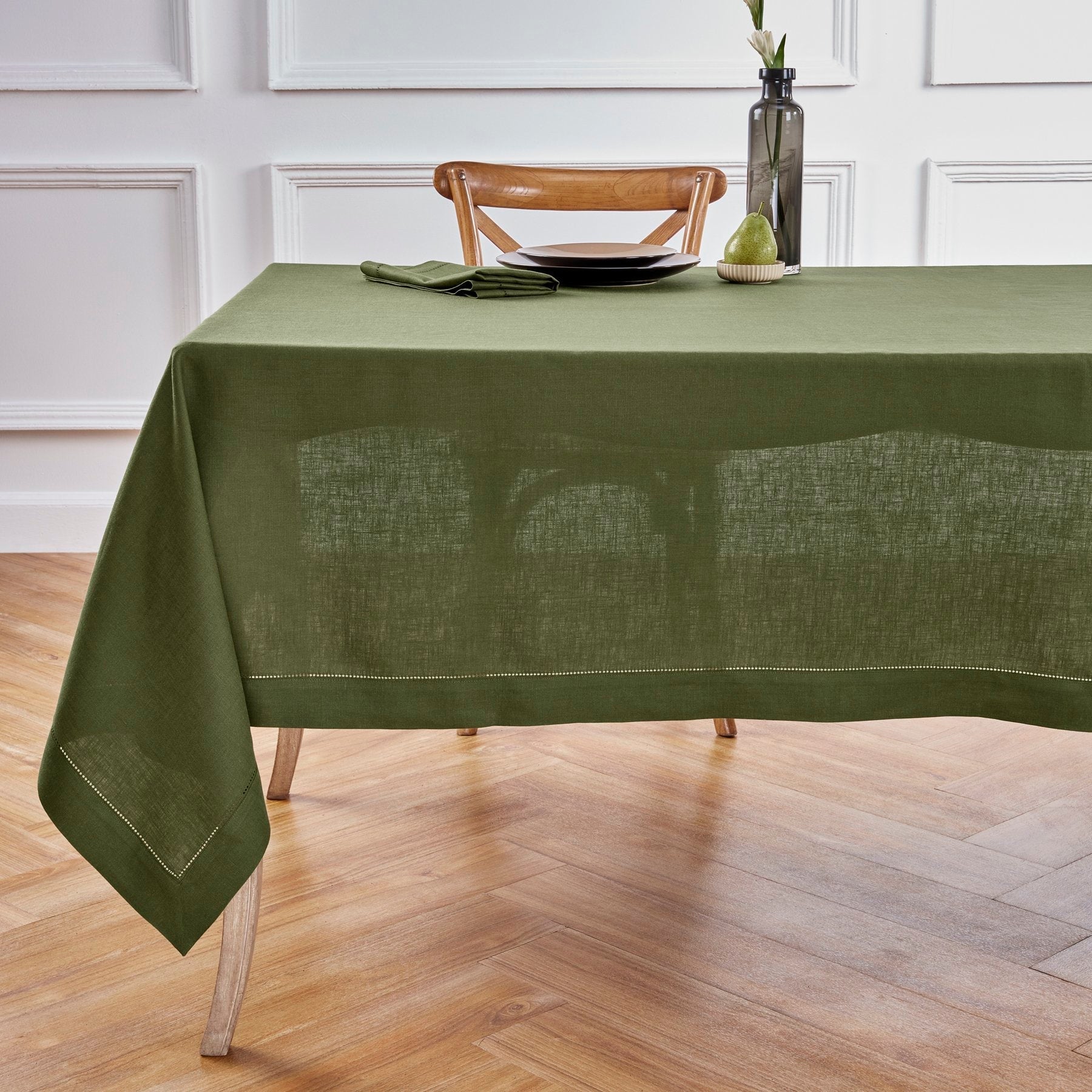 Classic Hemstitch Tablecloth