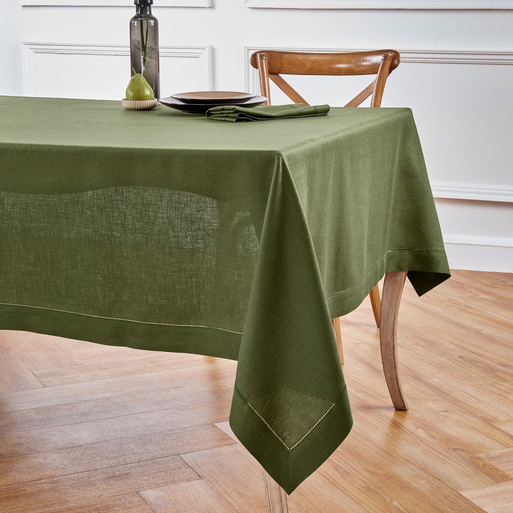 Classic Hemstitch Tablecloth