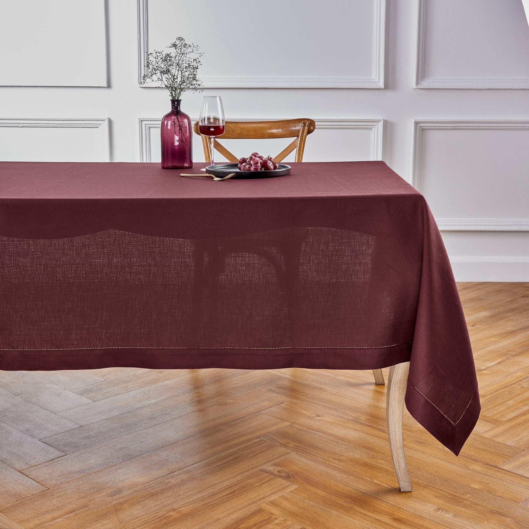 Classic Hemstitch Tablecloth
