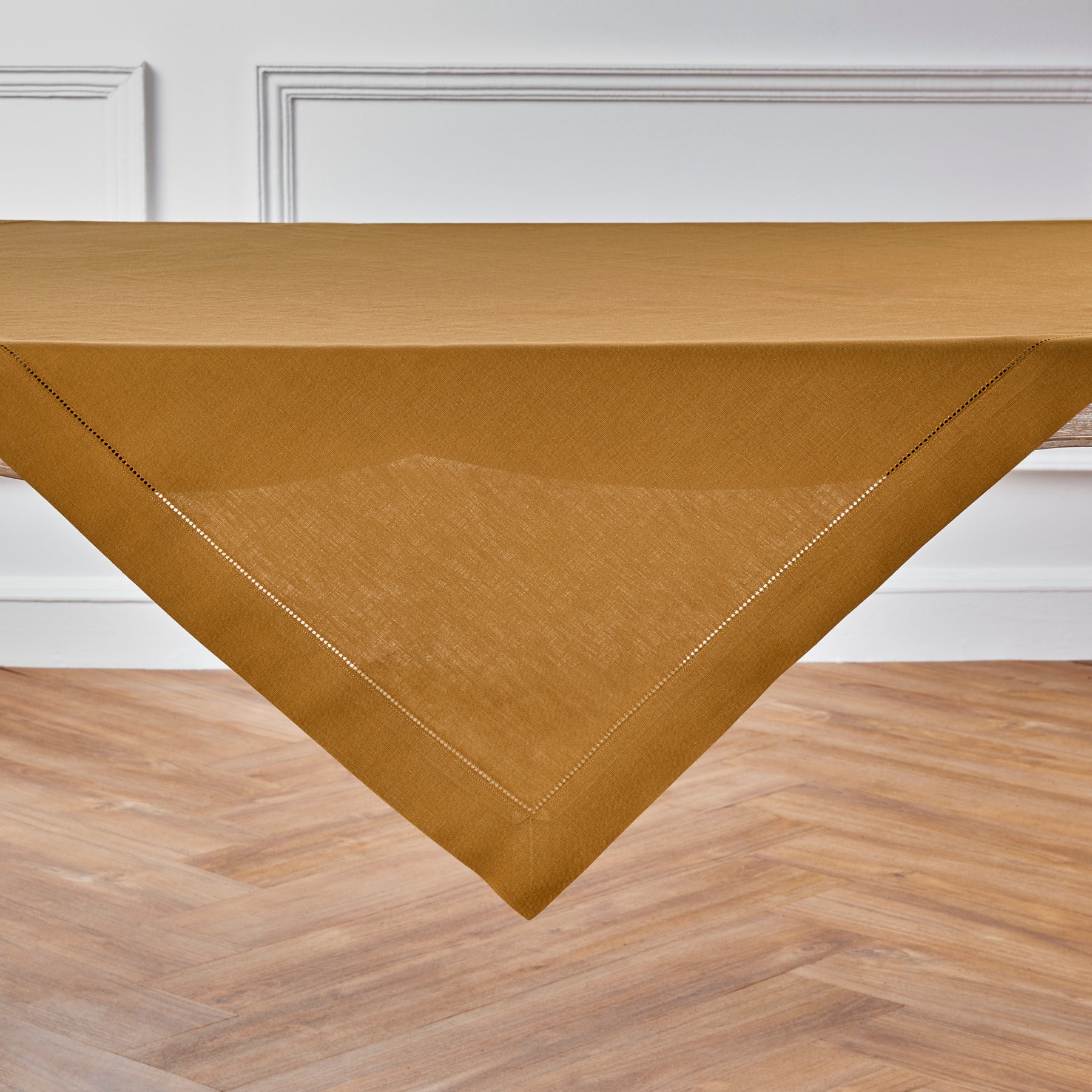 Classic Hemstitch Table Throw