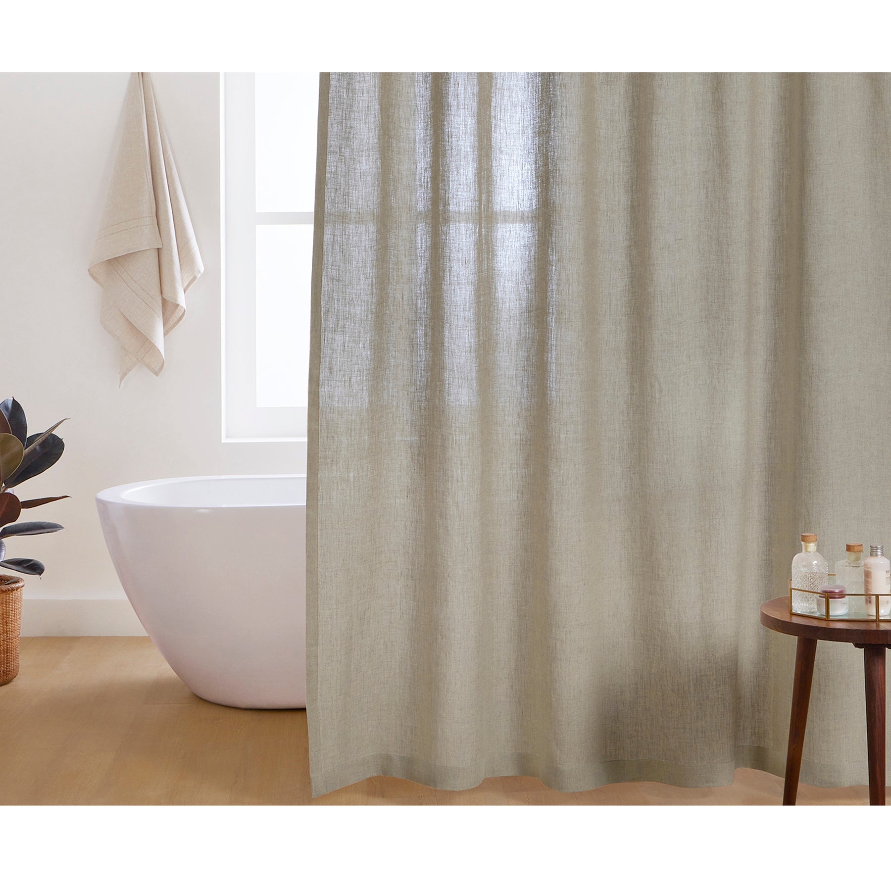 Linen Shower Curtains