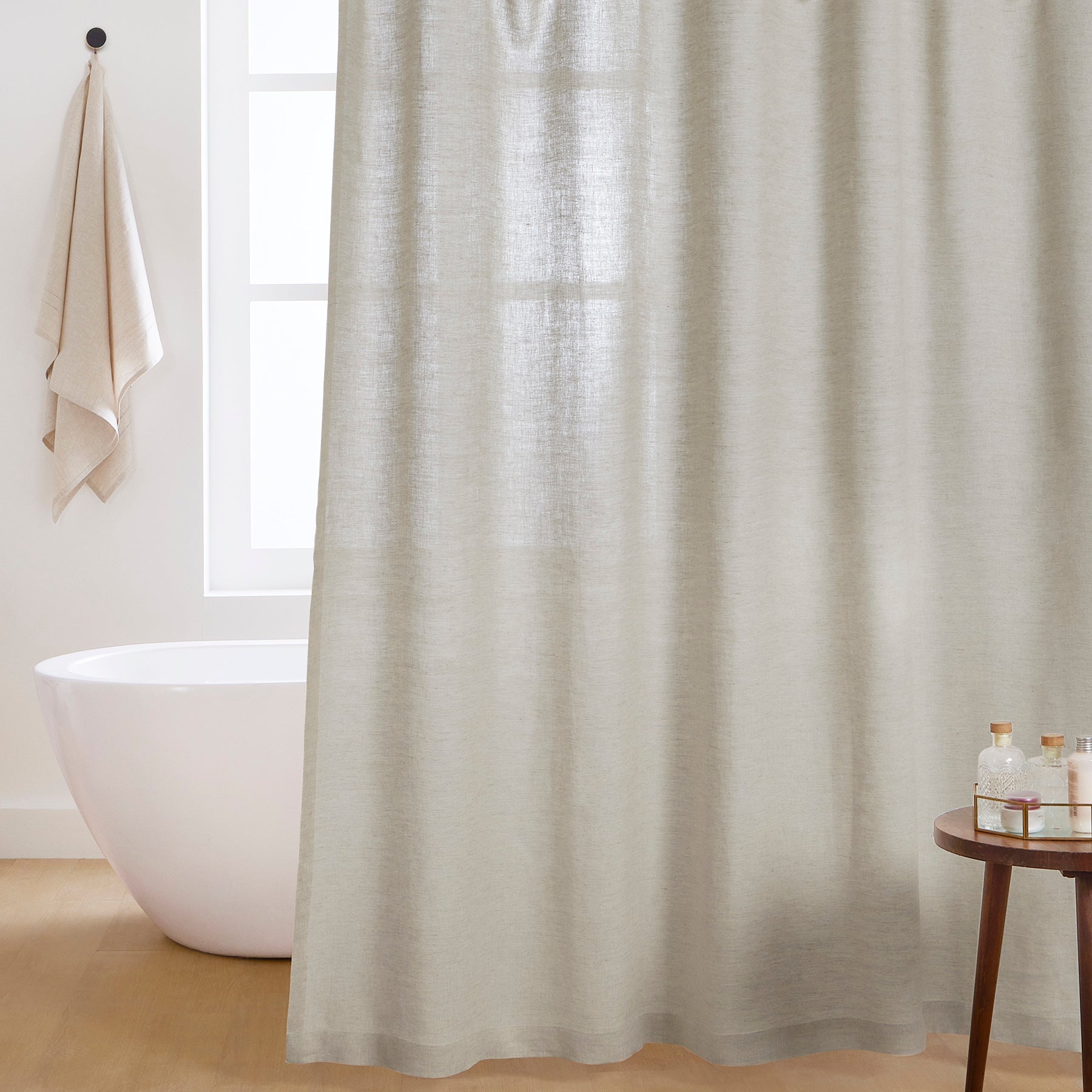 Linen Shower Curtains