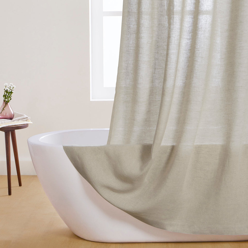 Linen Shower Curtains