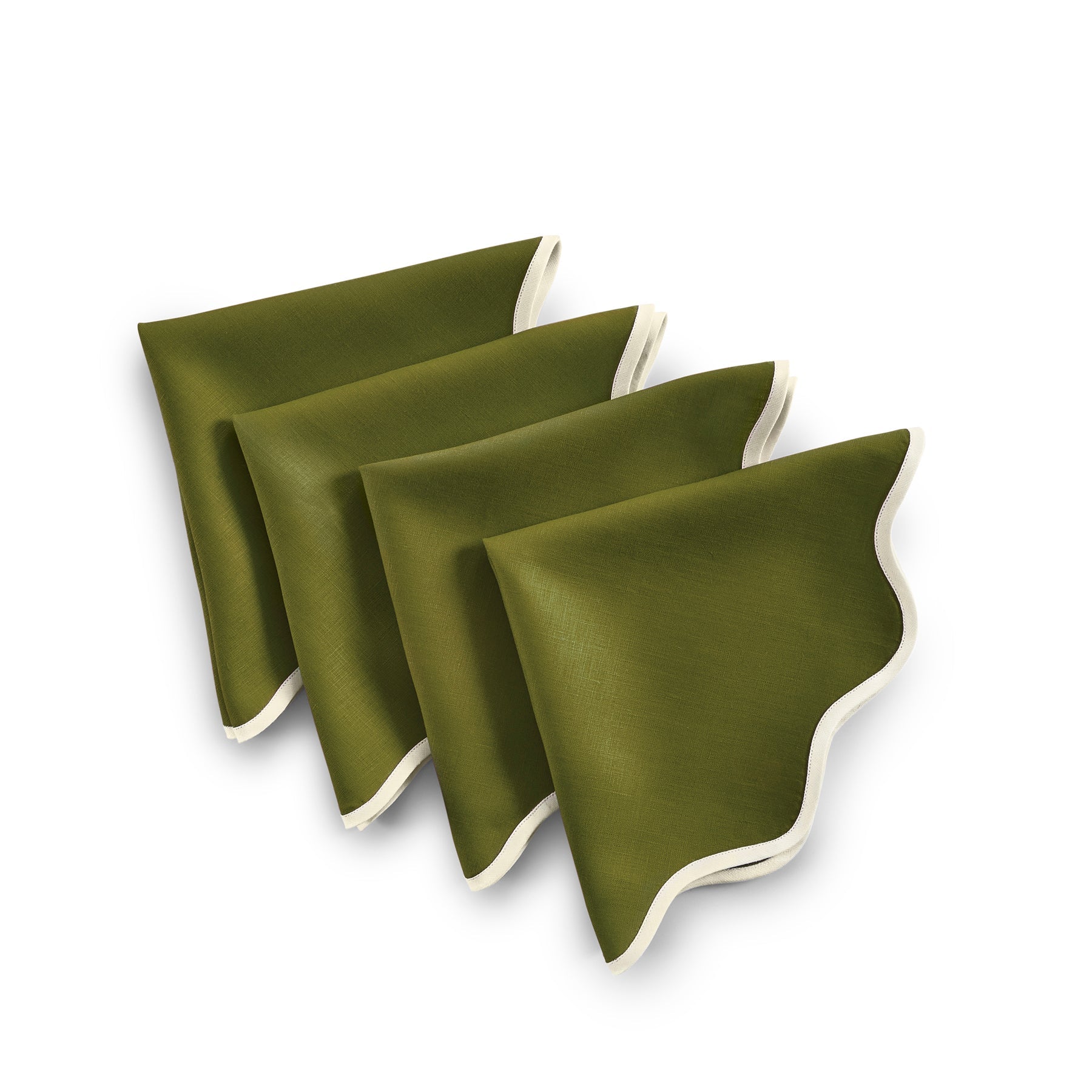 Giselle Scallop Edge Napkins, Set of 4