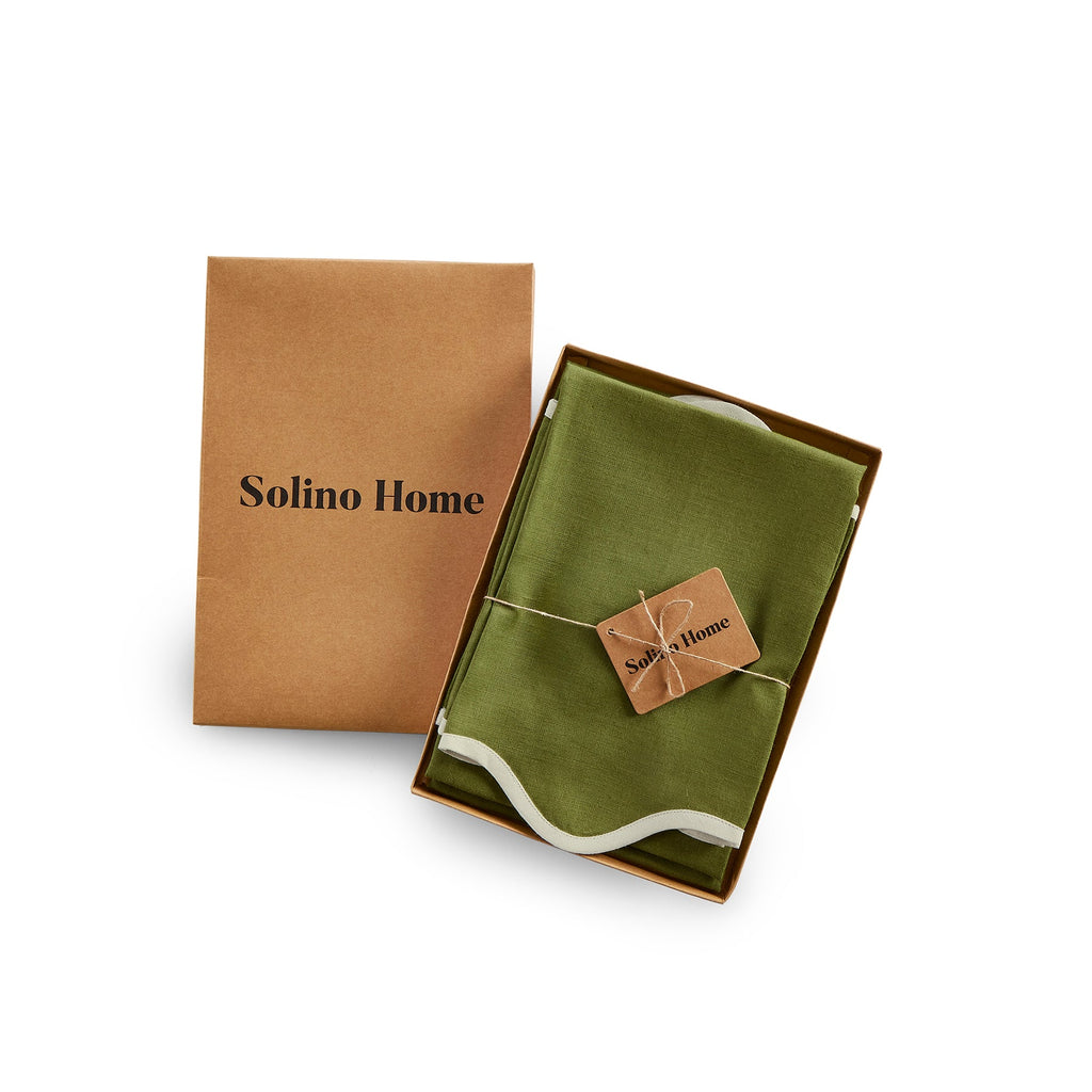 Giselle Scallop Edge Napkins, Set of 4