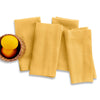 Mustard Yellow / 20 x 20 Inch / Set of 4
