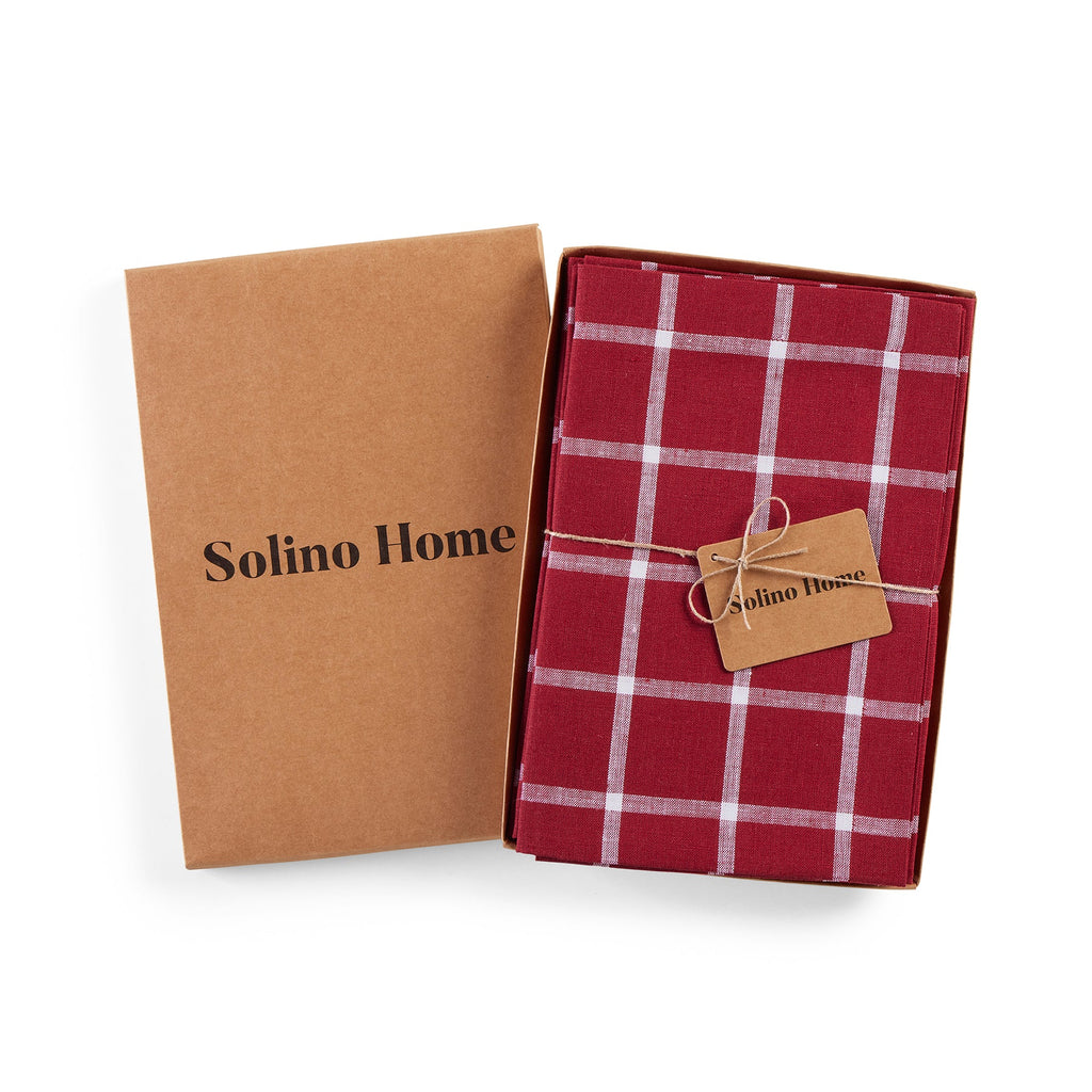 Windowpane Napkins, Set of 4