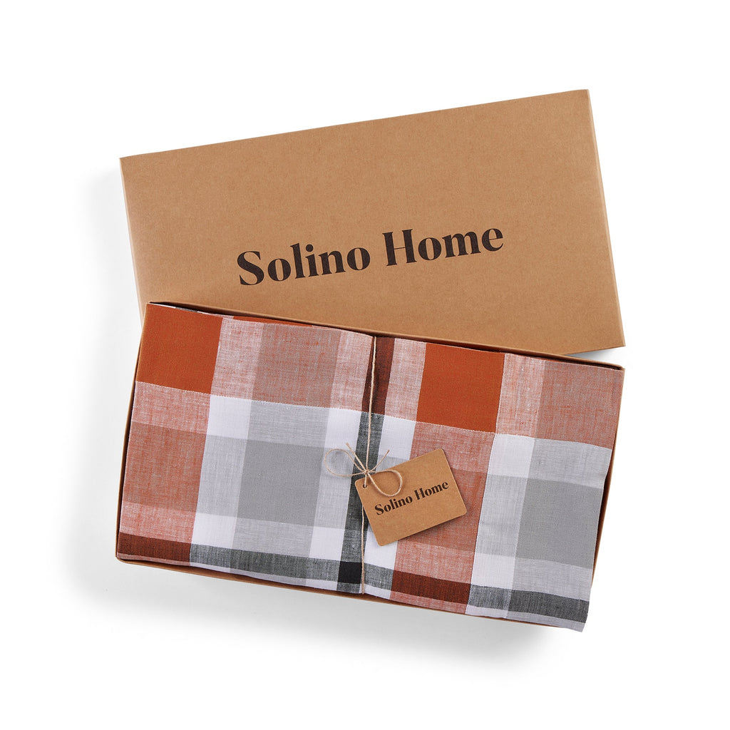 Fall Buffalo Check Tablecloth