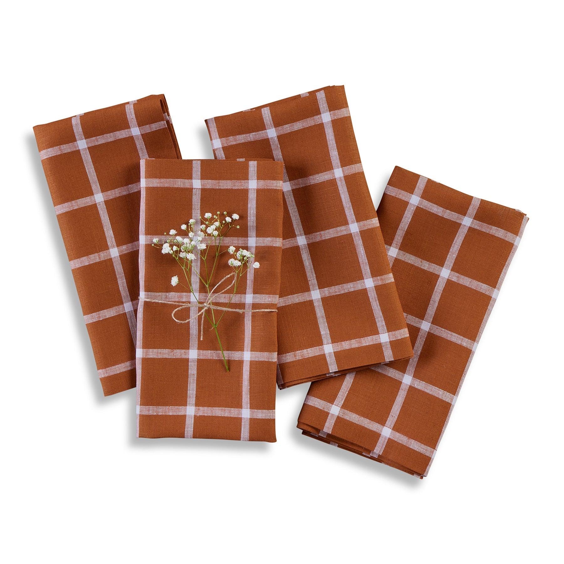 Windowpane Napkins, Set of 4