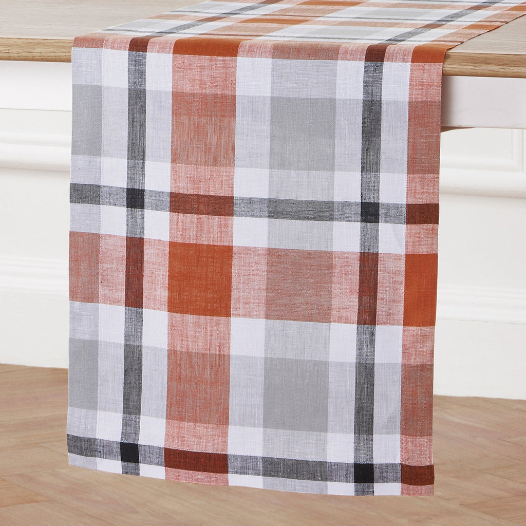 Fall Buffalo Check Table Runner