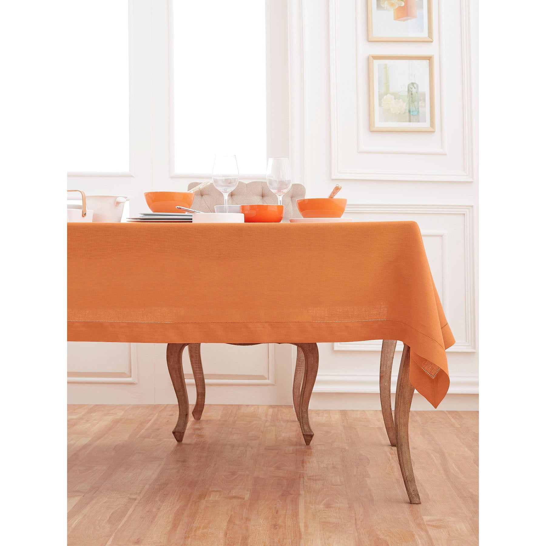 Classic Hemstitch Tablecloth