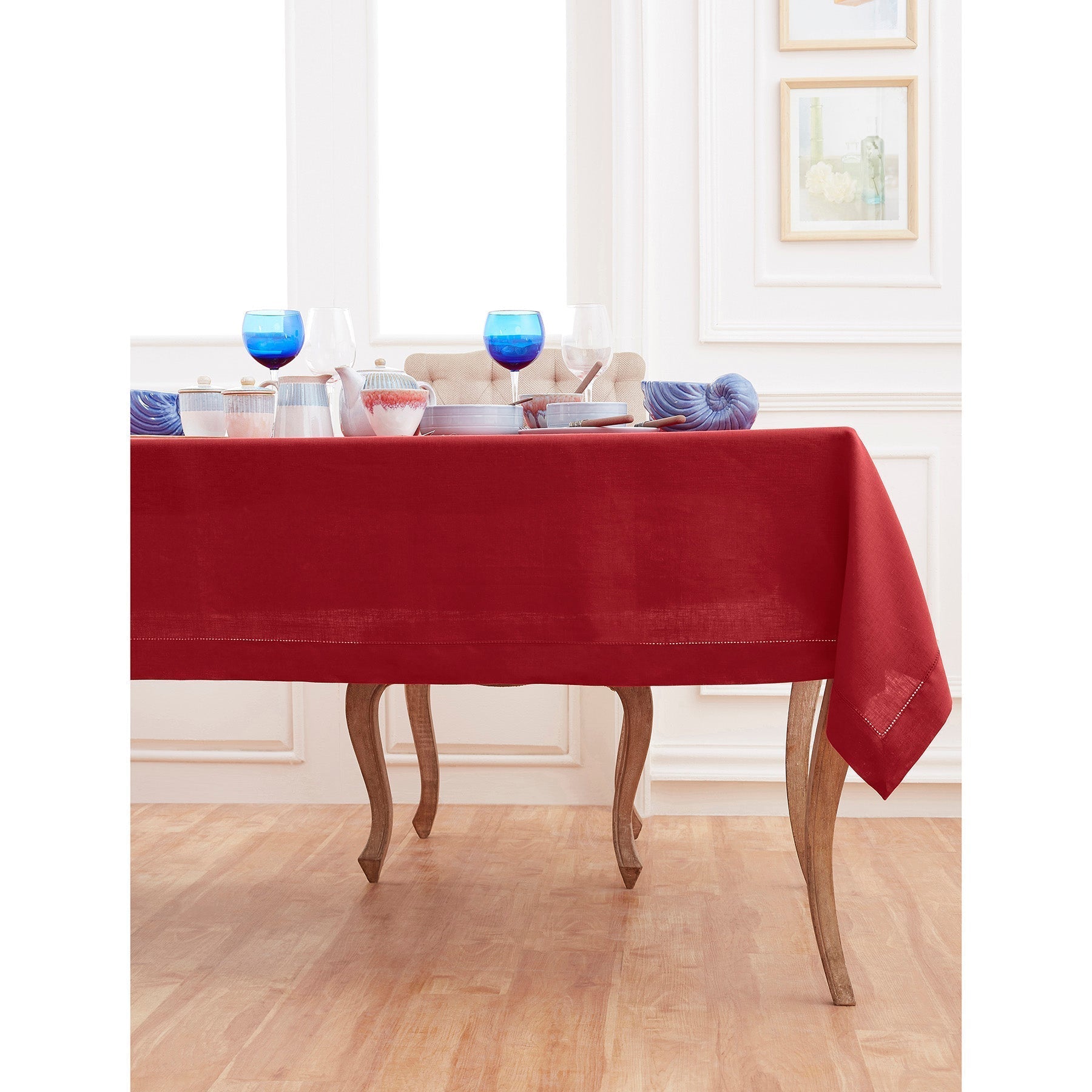 Classic Hemstitch Tablecloth