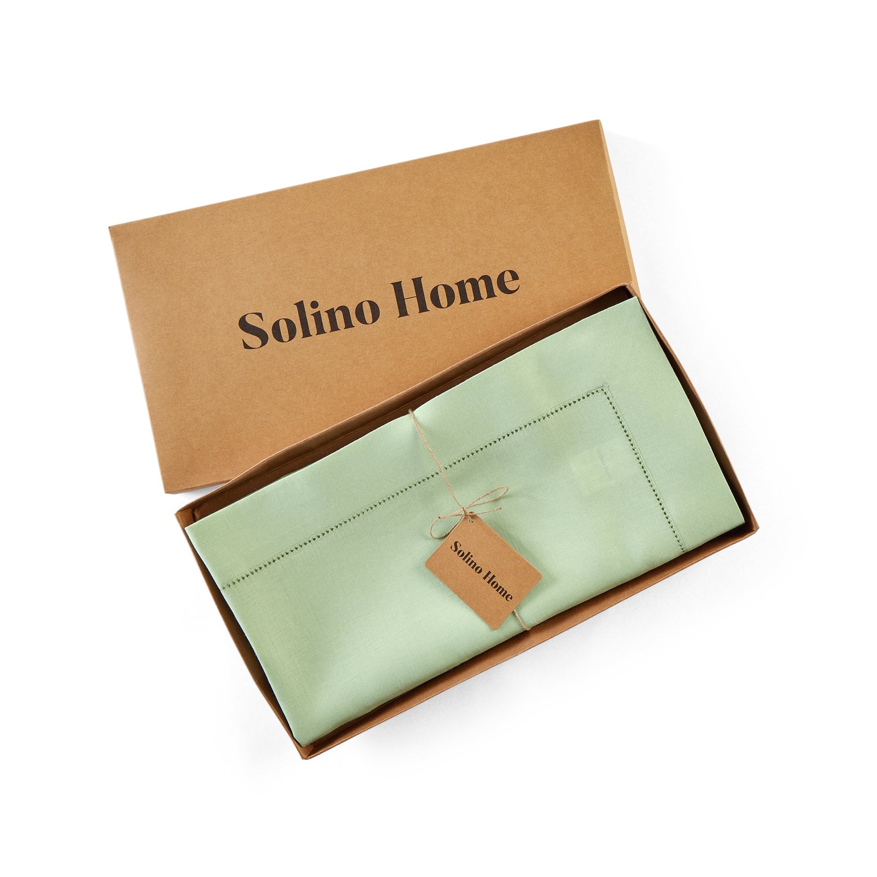 Classic Hemstitch Table Throw