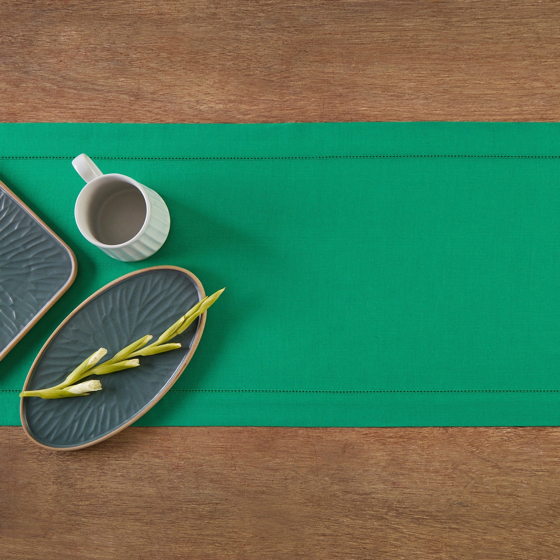 Classic Hemstitch Table Runner