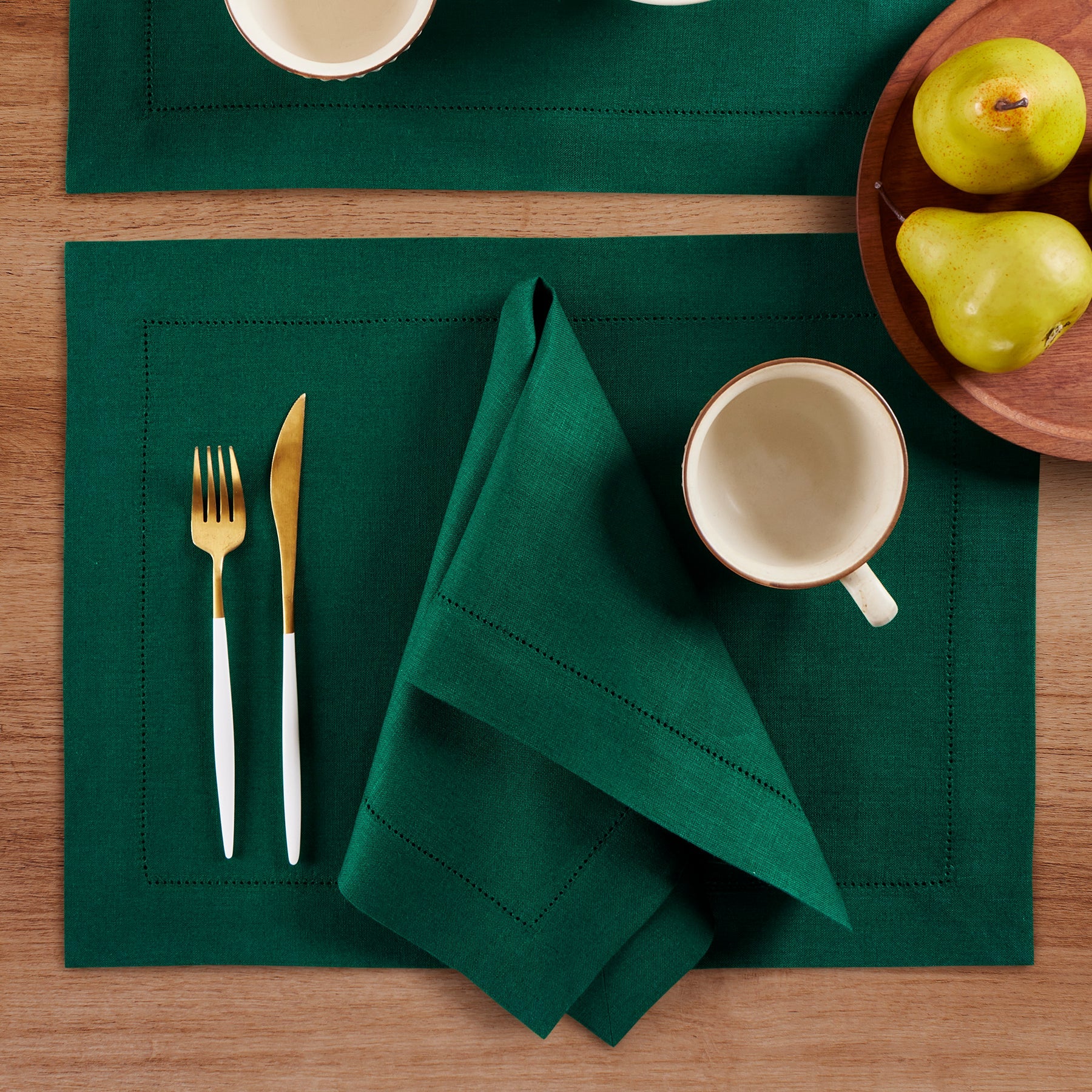Medium Weight Hemstitch Napkins