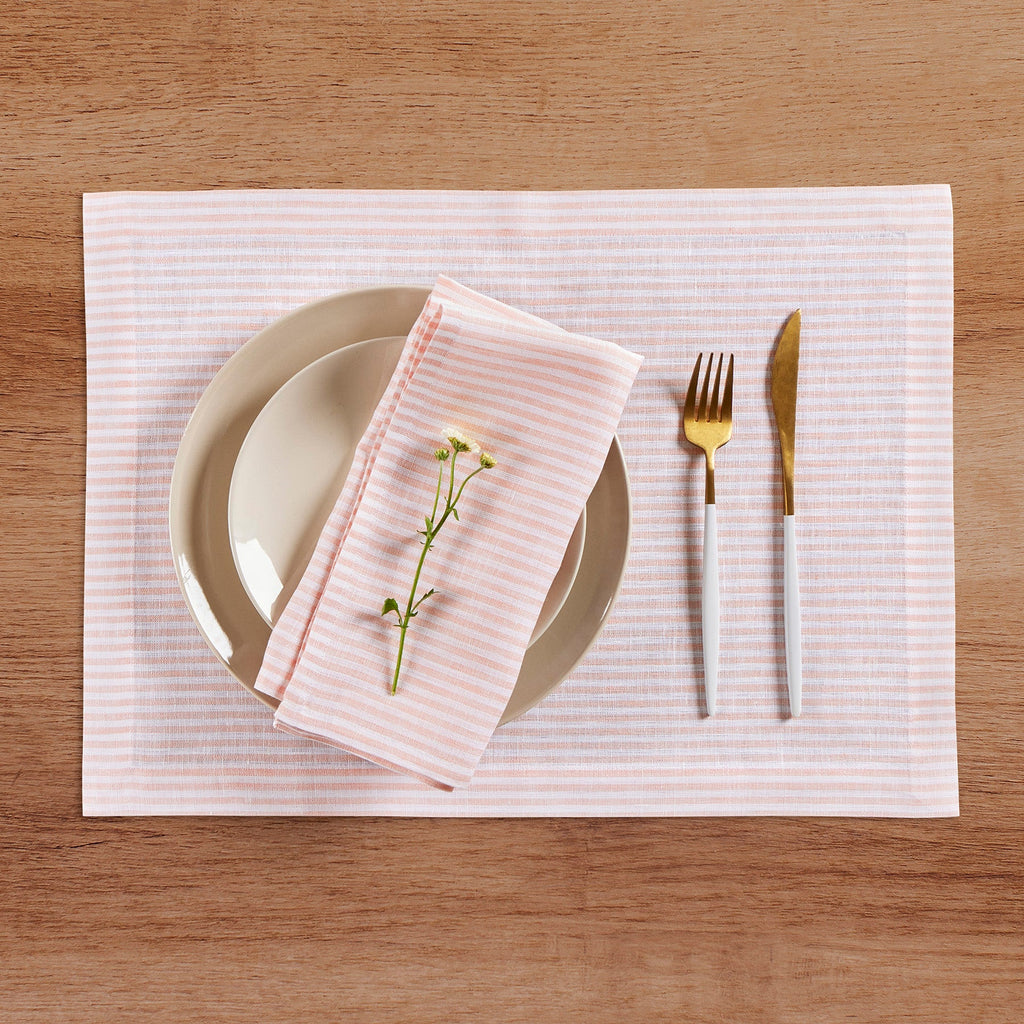 Narrow Stripe Napkins, Set of 4