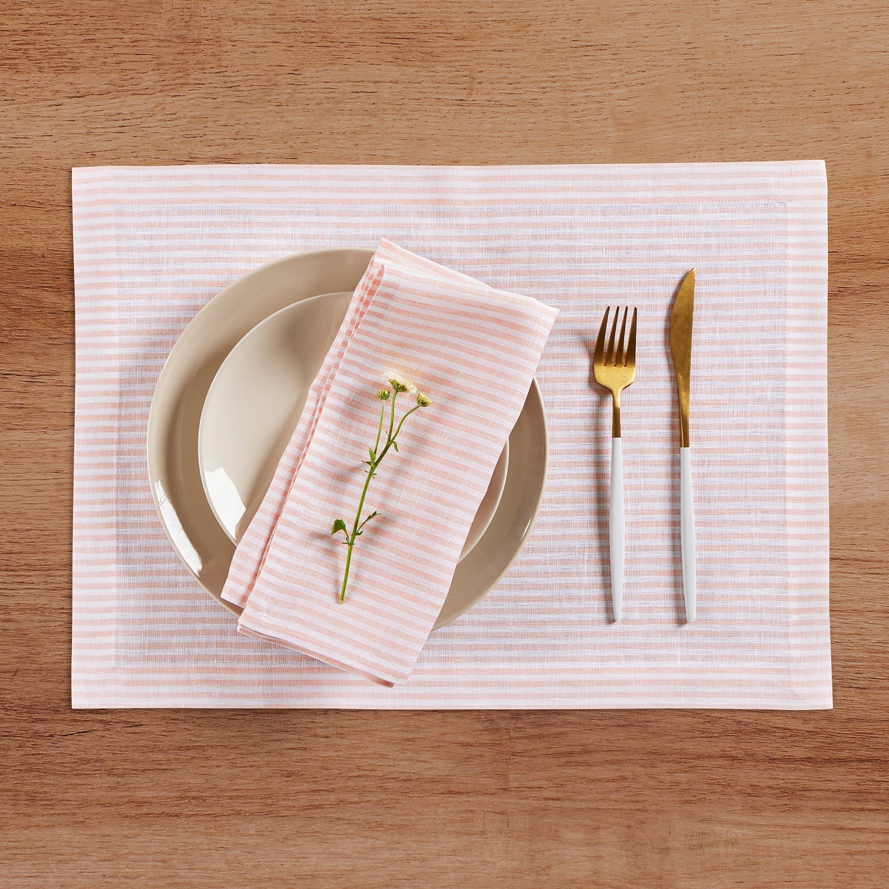 Narrow Stripe Napkins, Set of 4