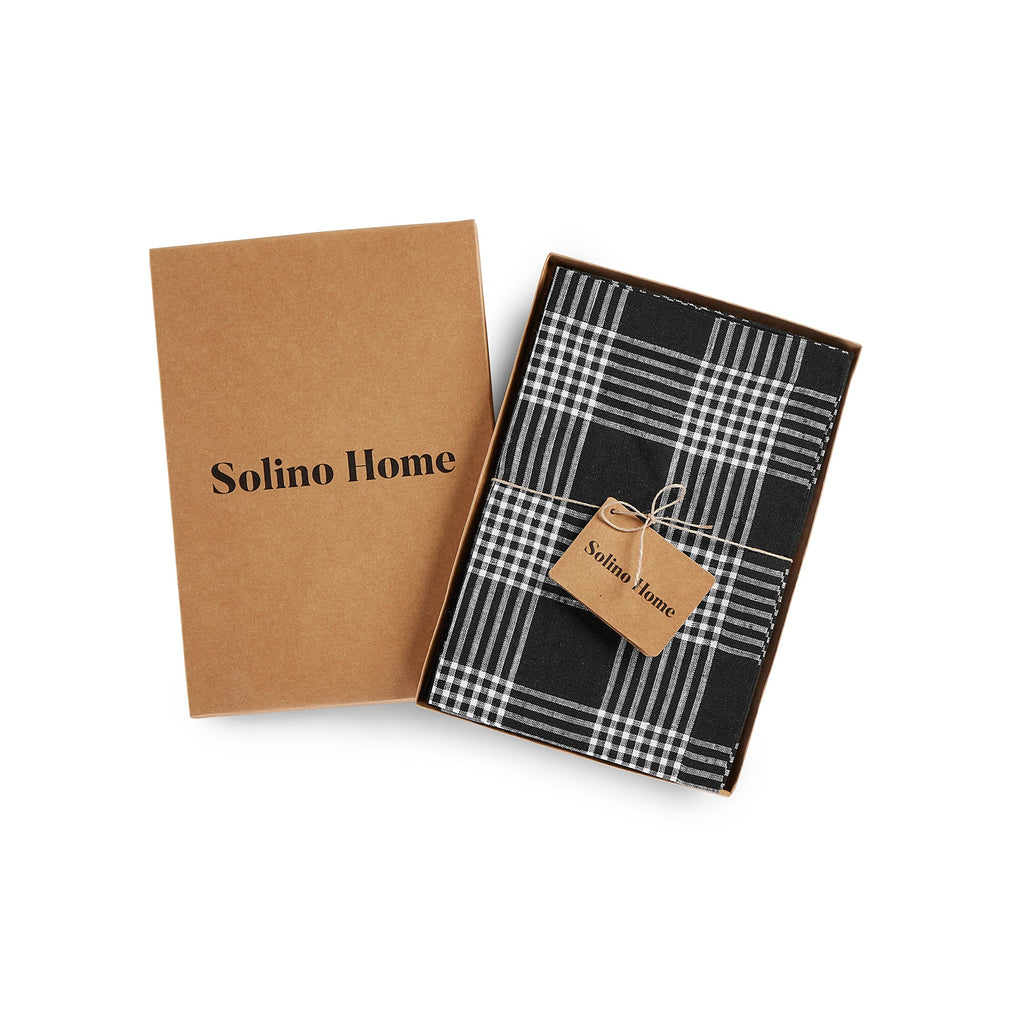 Glen Check Napkins, Set of 4