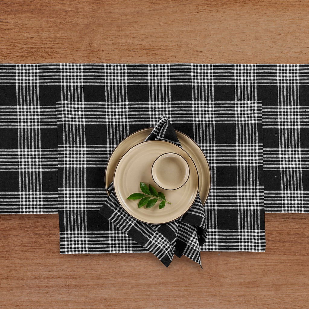 Glen Check Napkins, Set of 4