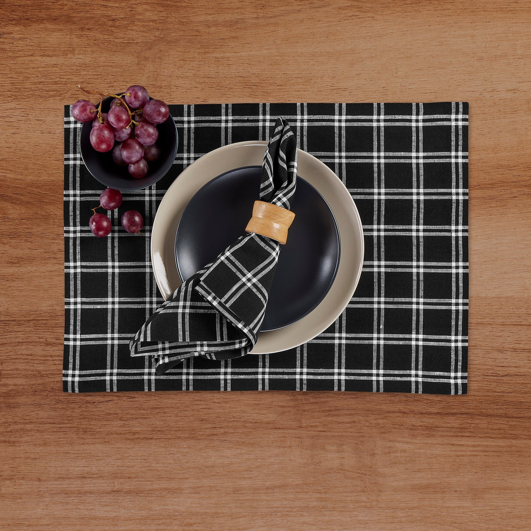 Marseille Plaid Napkins, Set of 4