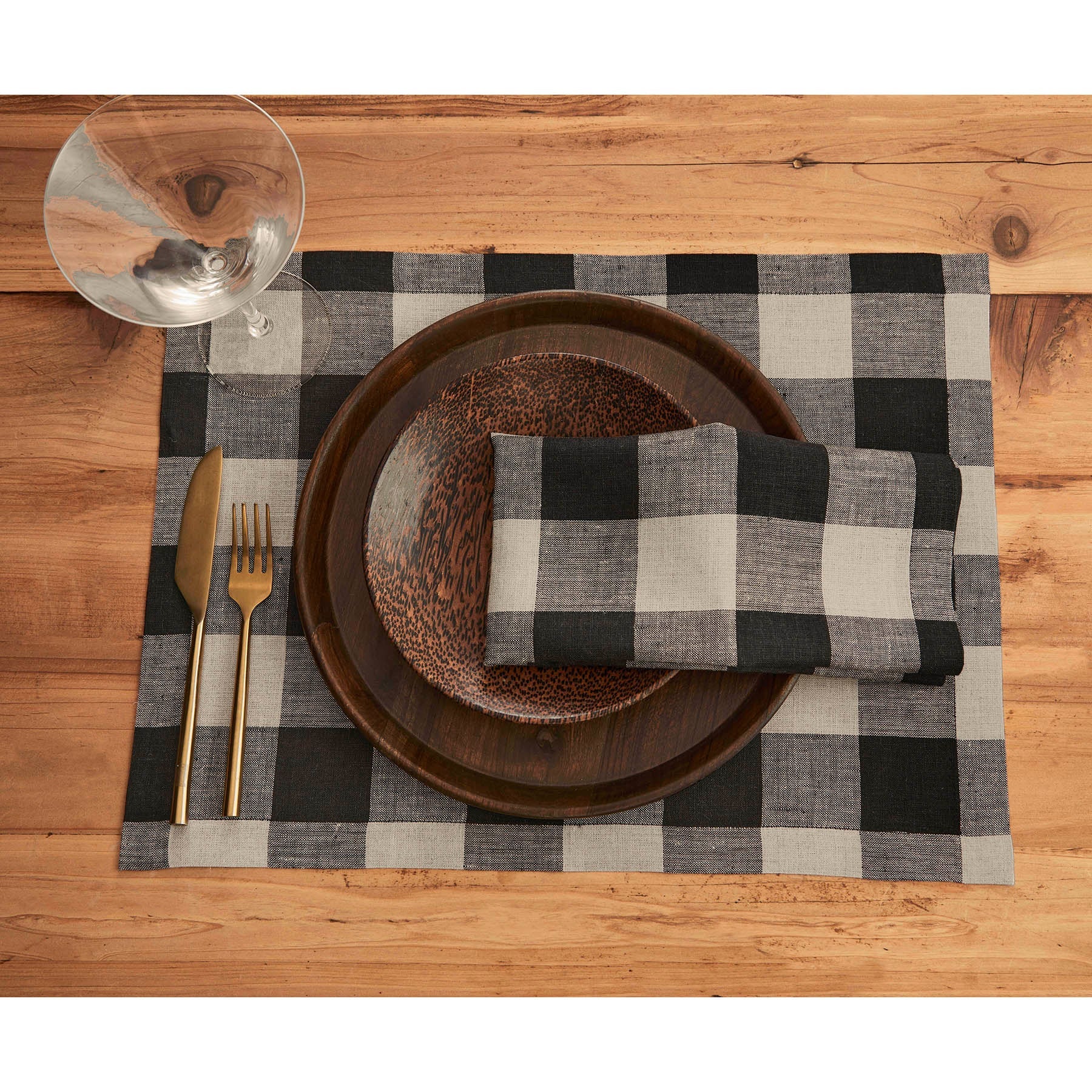 Buffalo Check Placemats, Set of 4