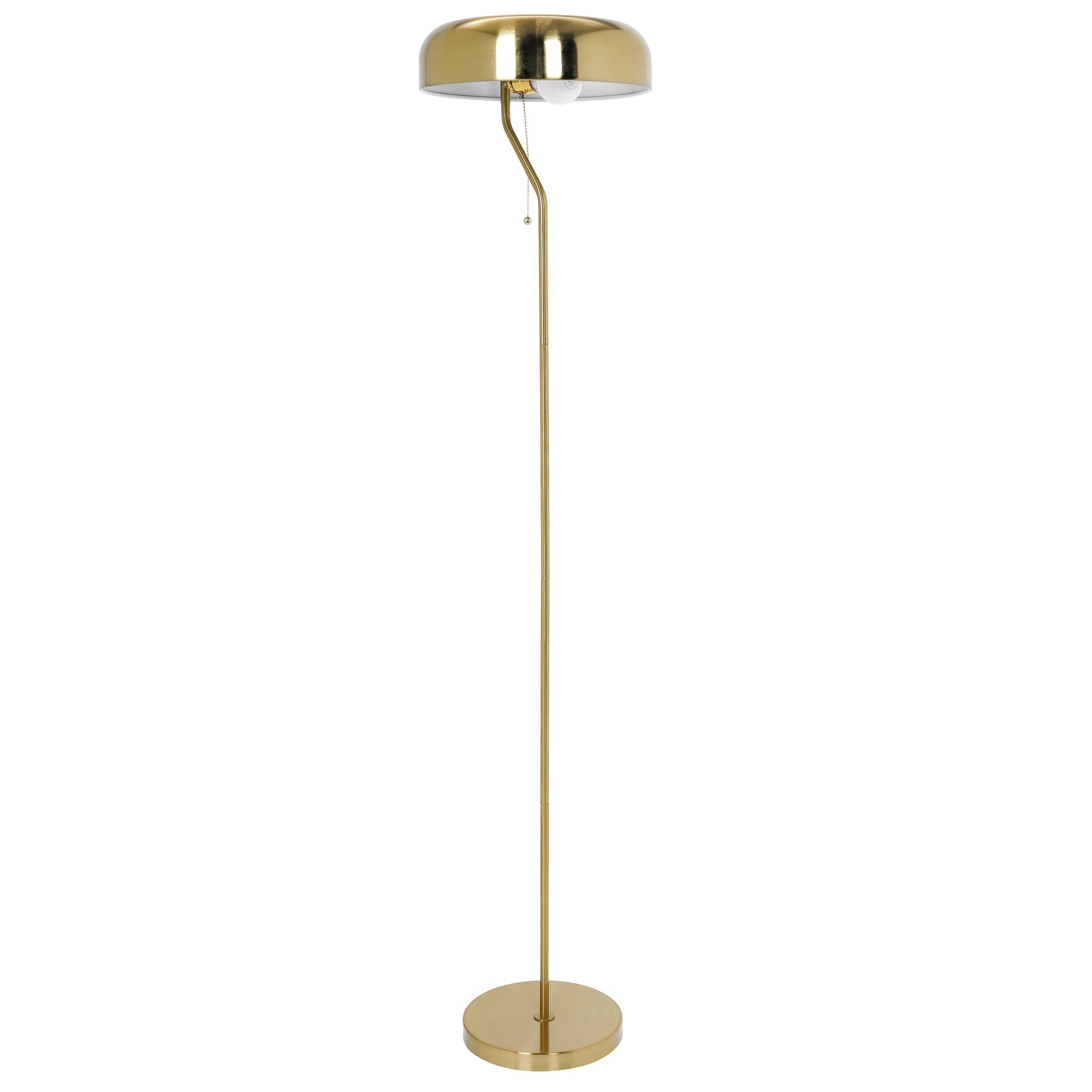 Spectra Floor Lamp - Gold outer and White inner – Luxury Lighting – Cu